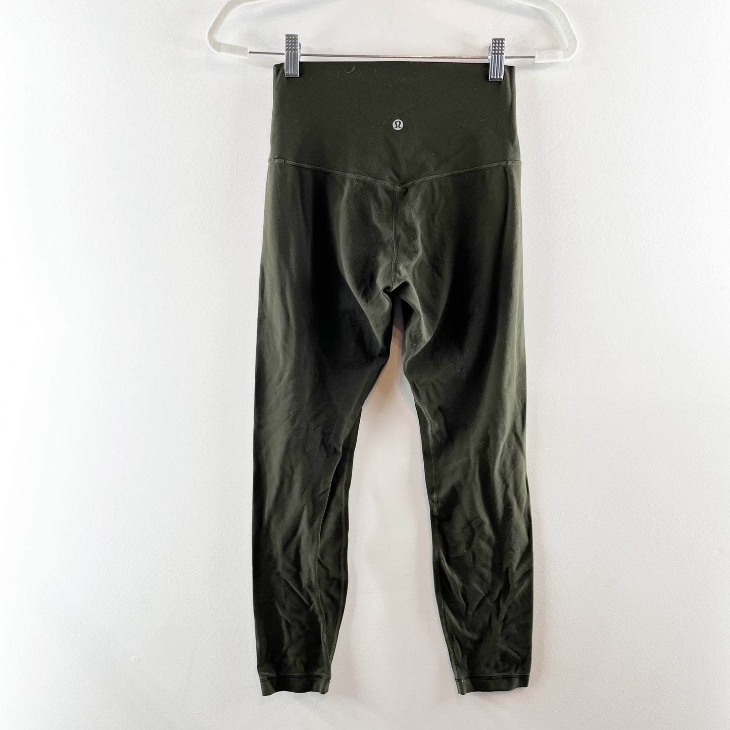 Lululemon Align Pull On High Waisted Yoga Leggings Pants II Fatigue Green 6