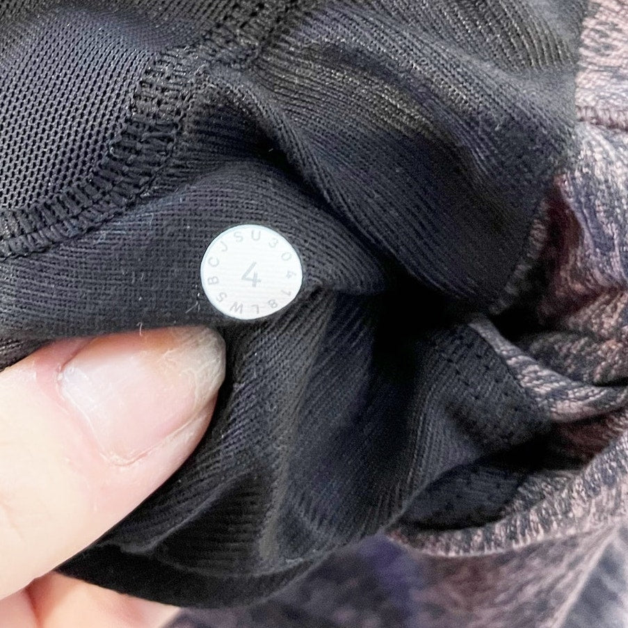 Lululemon Ready To Rulu Pant Updated 29" Heathered Spanish Rose Purple Black 4