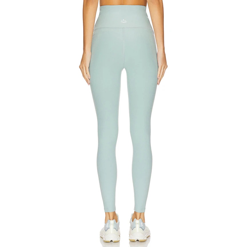 Beyond Yoga Spacedye At Your Leisure High Rise Midi Legging Mint Slate Heather L