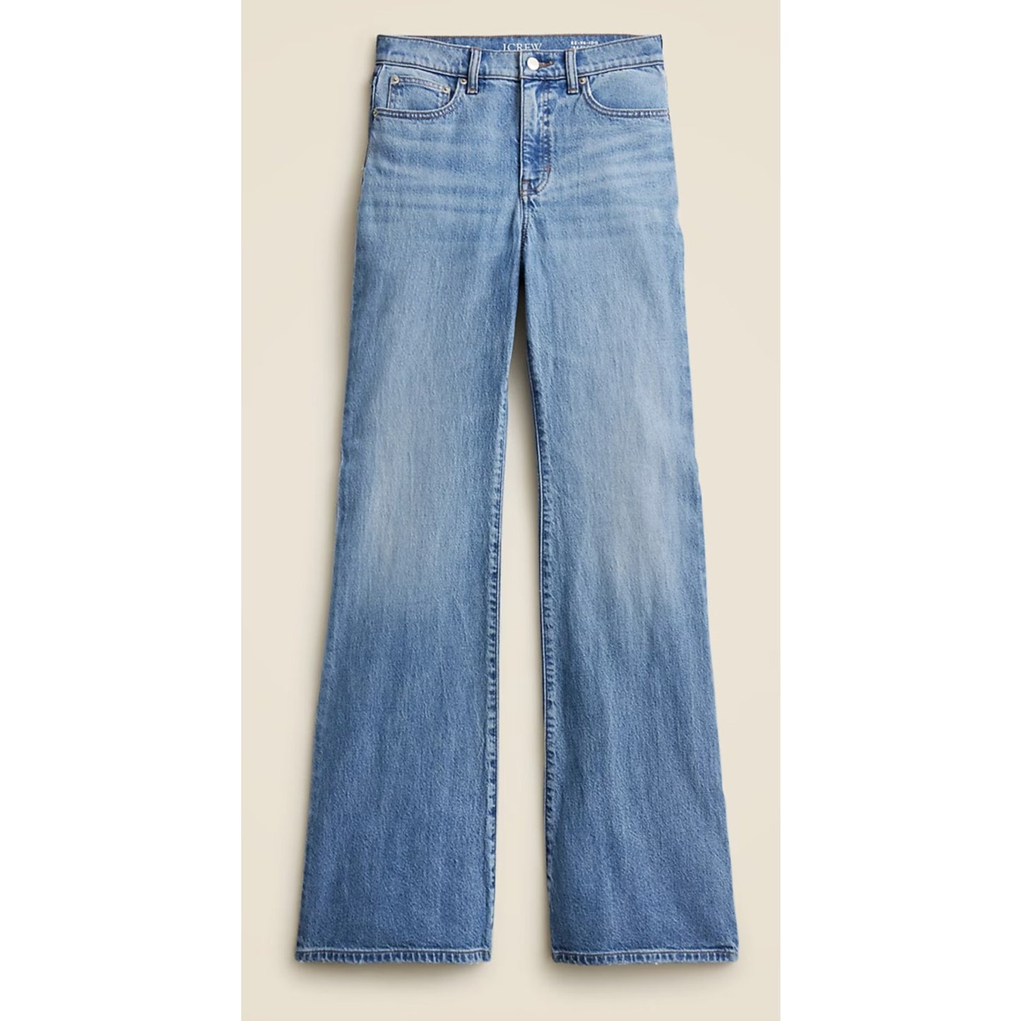 J. Crew '96 High Rise Flare Jeans Denim Blue Wash 30 / 10