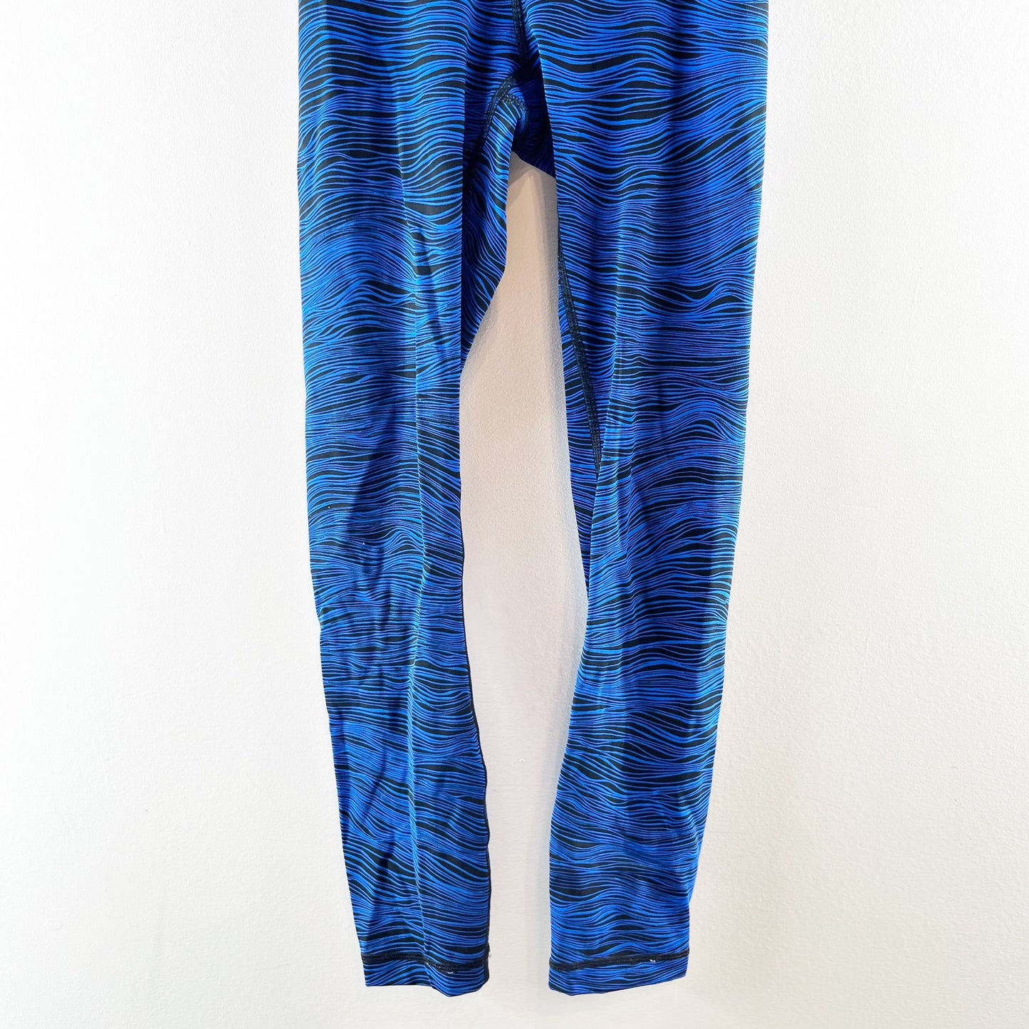 Lululemon High Times Pant (Full-On Luxtreme) Life Lines Cerulean Blue Black 2