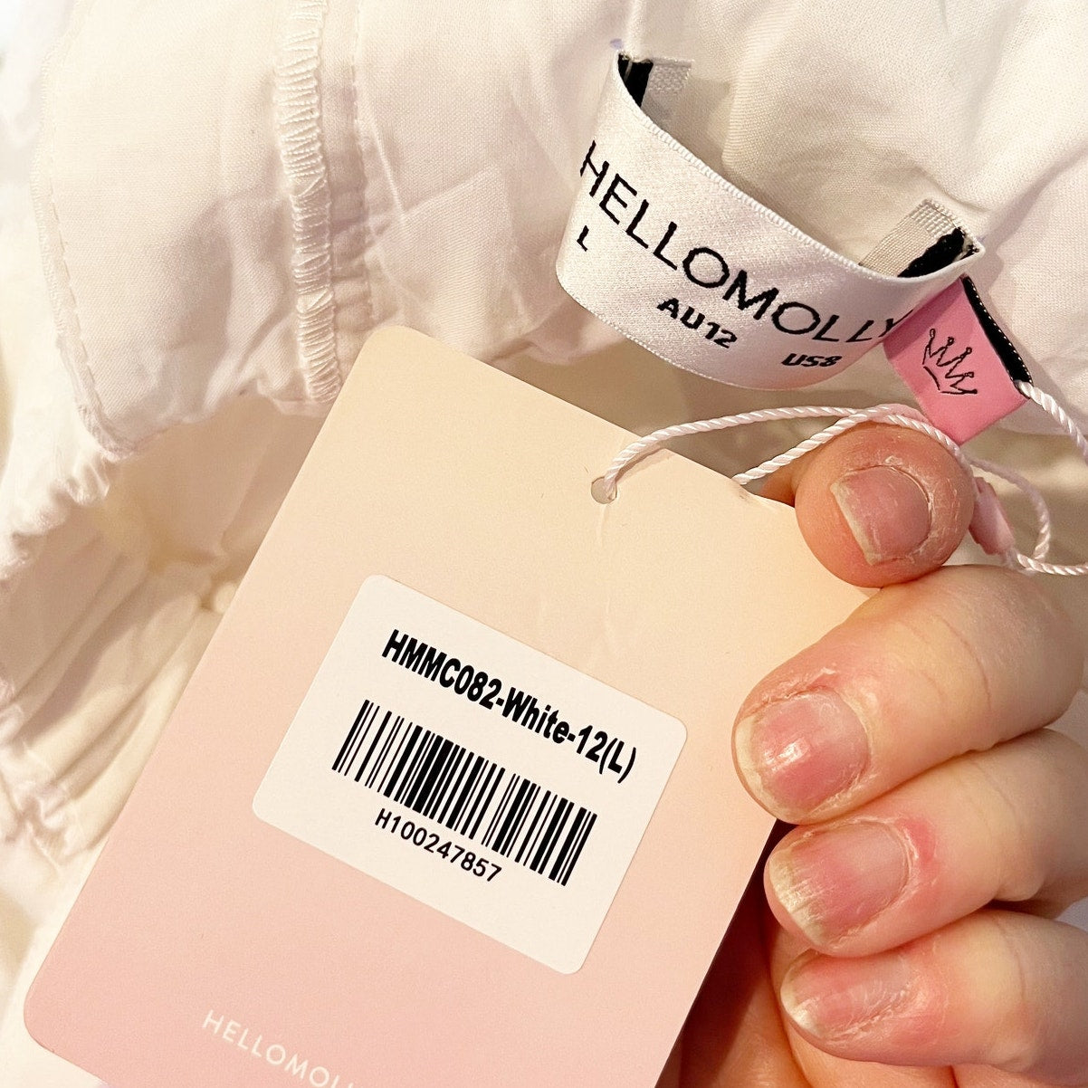 Hello Molly Sweeter Than Life Ruffle Floral Maxi Dress White Large