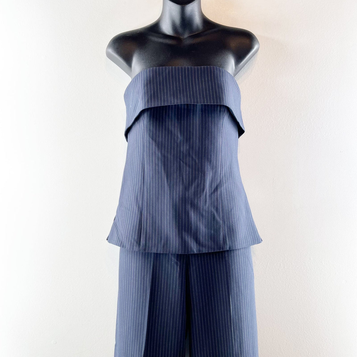 Babaton Aritzia Element Tube Top and Agency Trouser Pants Set hugh str admrl 4