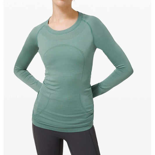Lululemon Swiftly Tech Long Sleeve Crew T-Shirt Tidewater Teal Green 6