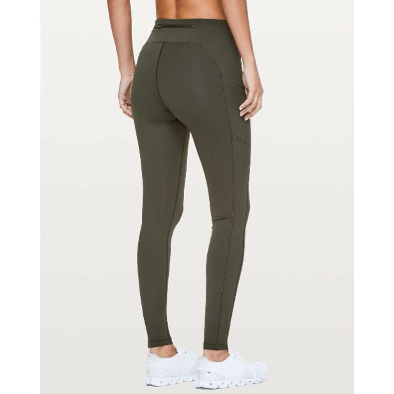 Lululemon Speed Up Tight Leggings Full-On Luxtreme 28" Dark Olive Green 6