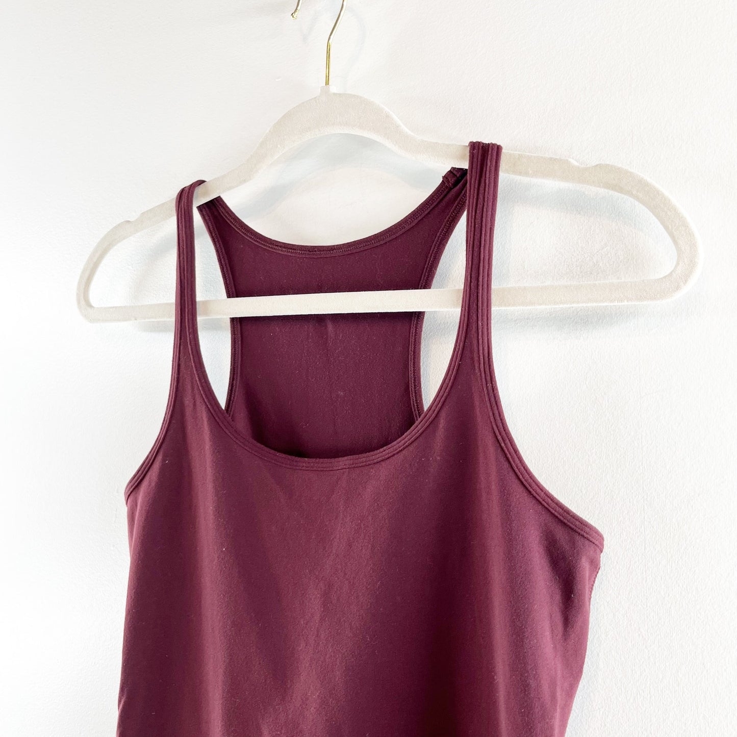 Lululemon Cool Racerback Tank Top Burgundy Maroon Small