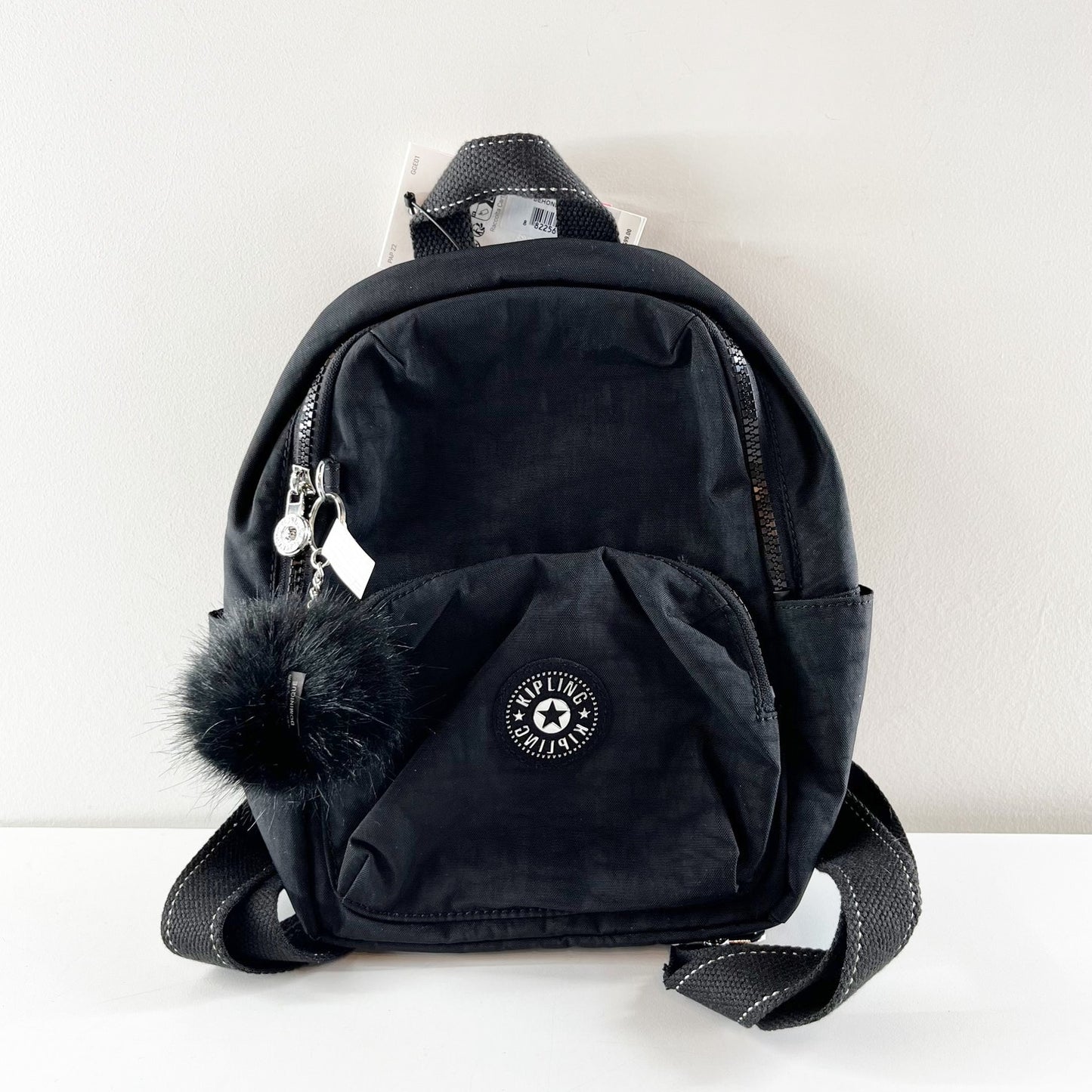 Kipling Zinna Mini Nylon Backpack Black