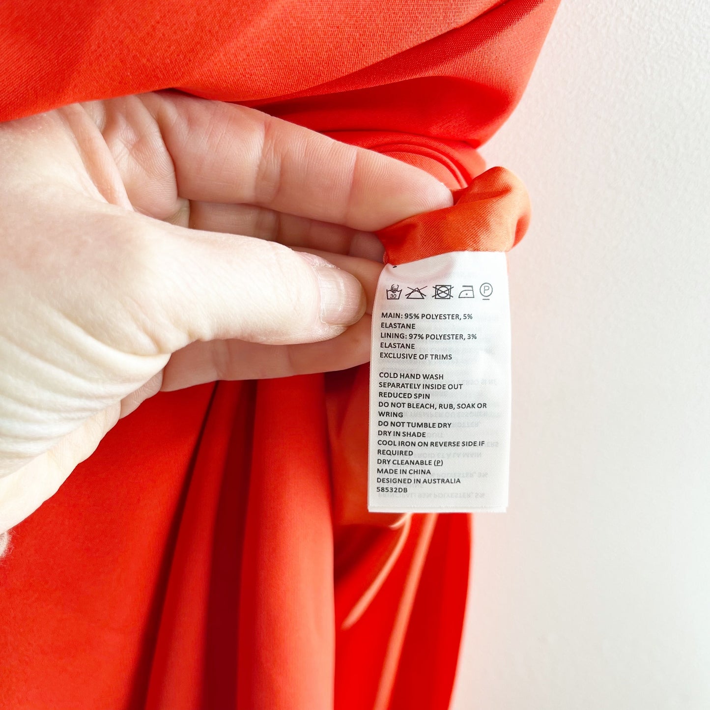 Bardot Saira Strapless Corset Top Slit Midi Dress Gown Formal Red XL