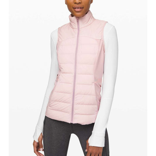 Lululemon Down For It All Lightweight Puffer Vest Porcelain Pink 6