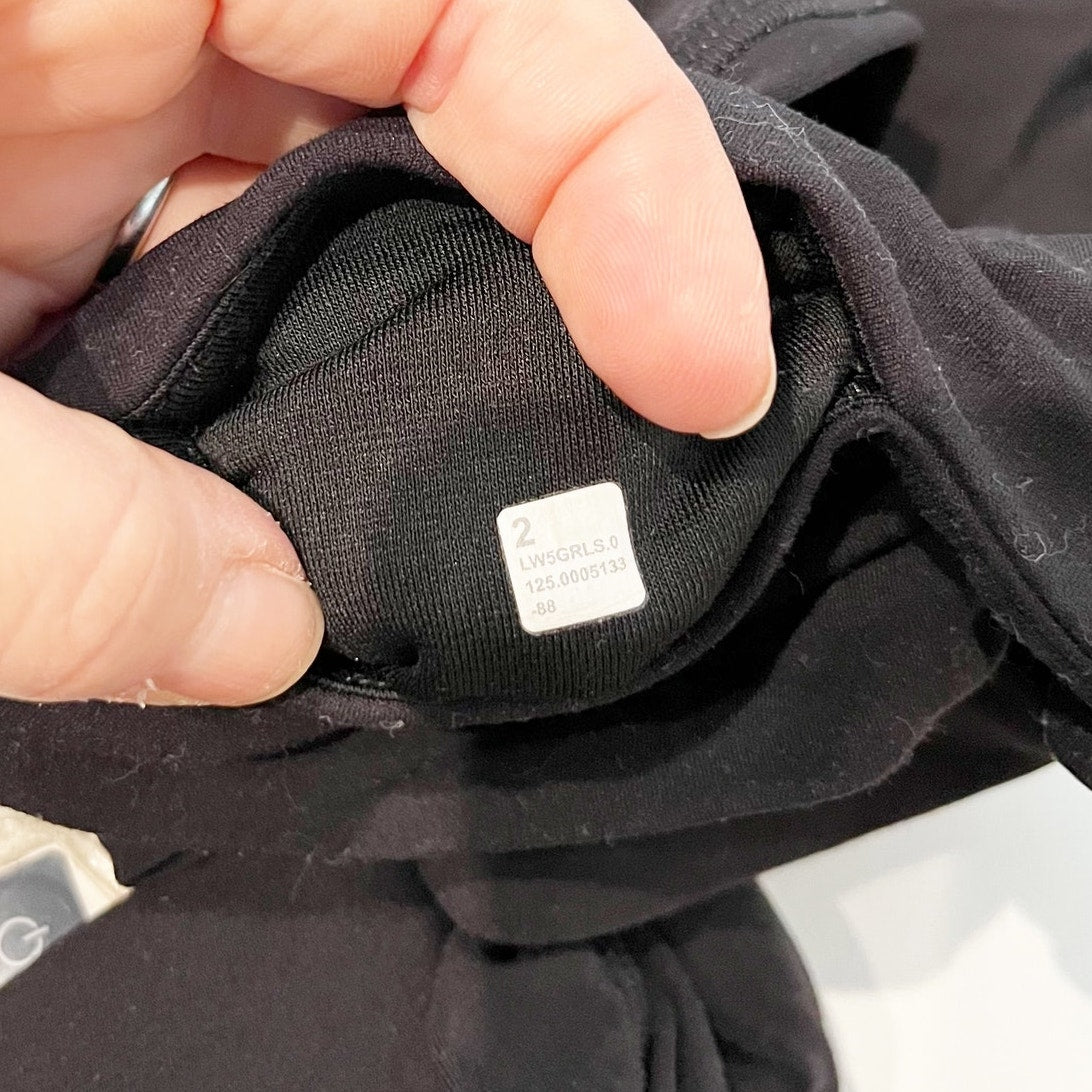 Lululemon Athletica Align Ruched Petal-Hem Tight Leggings 25" Black 2