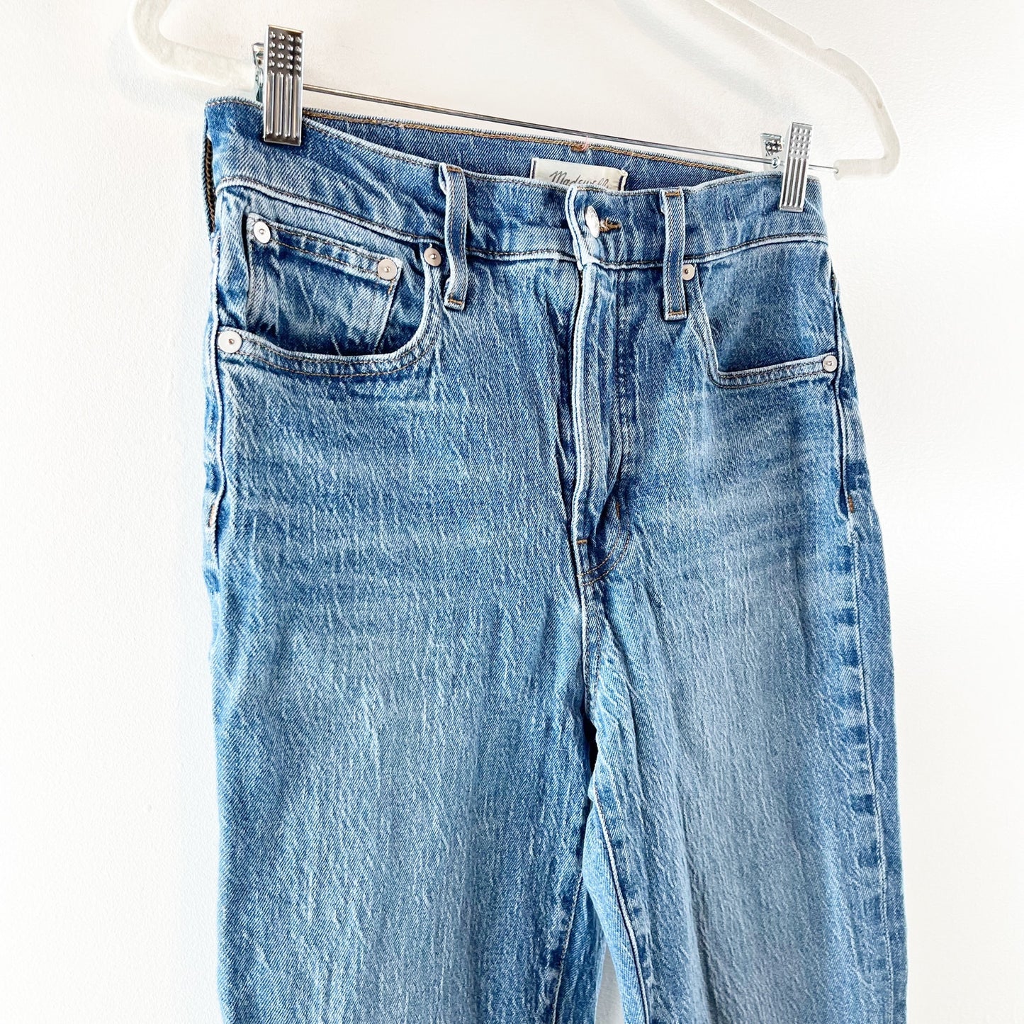 Madewell The Perfect Vintage Jean High Rise Tapered Drayton Wash Blue 27 / 4