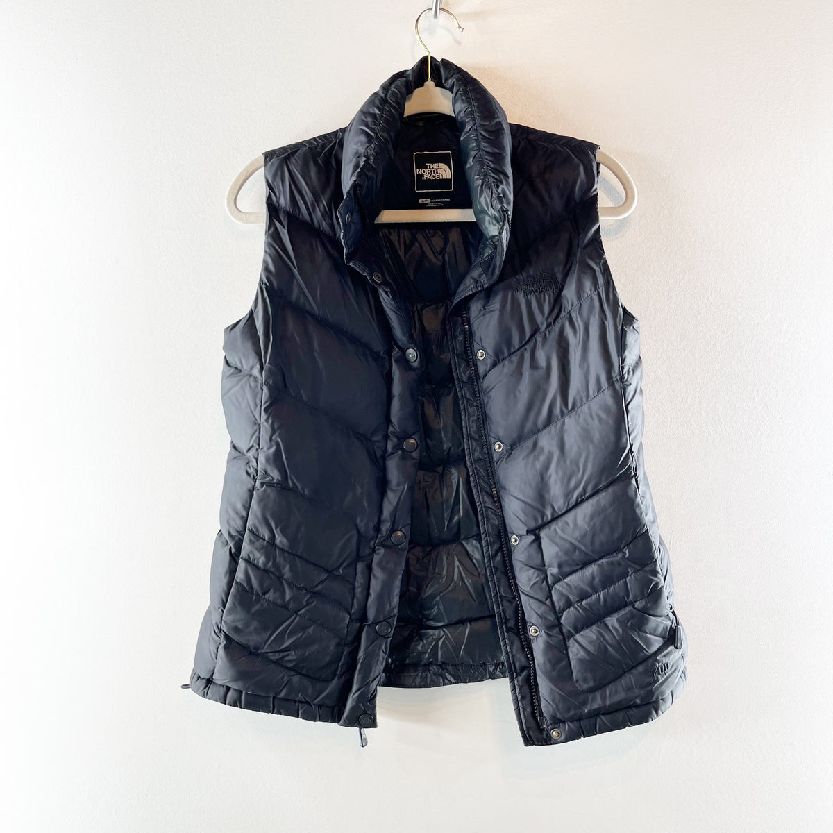 The North Face Black Quilted Puffer Vest Small