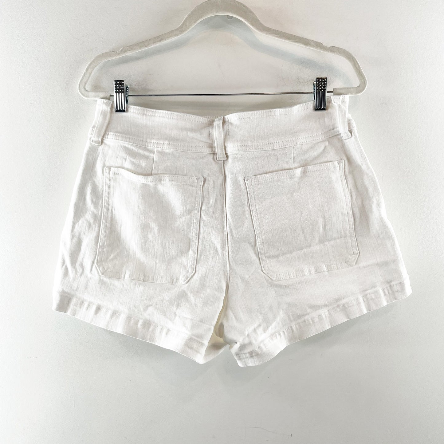 J. Crew Cotton Blend Mid Rise Denim Jean Shorts White Size 29