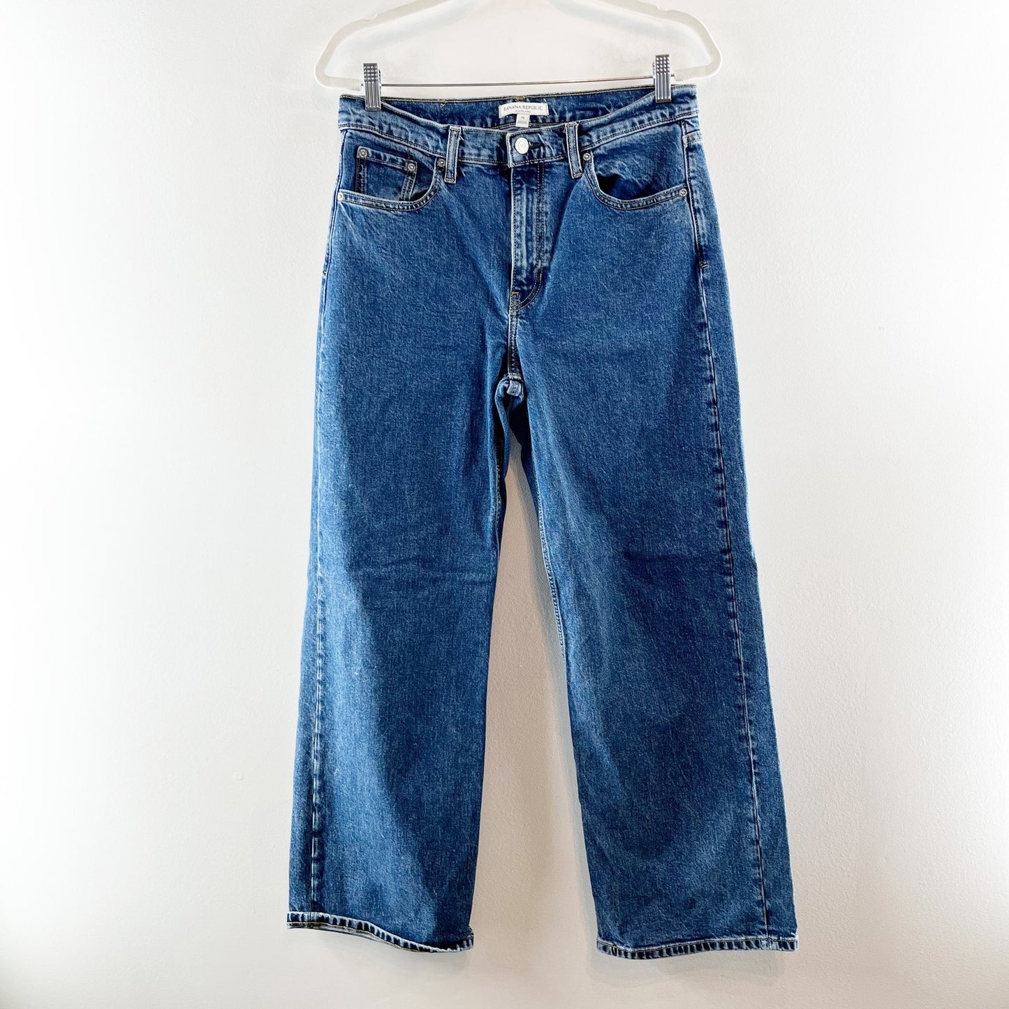 Banana Republic 90s Relaxed Mid Rise Jeans Medium Wash Blue 29 / 8