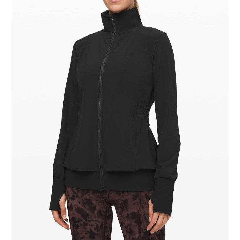Lululemon Sights Seen Full Zip Track Jacket Black 8