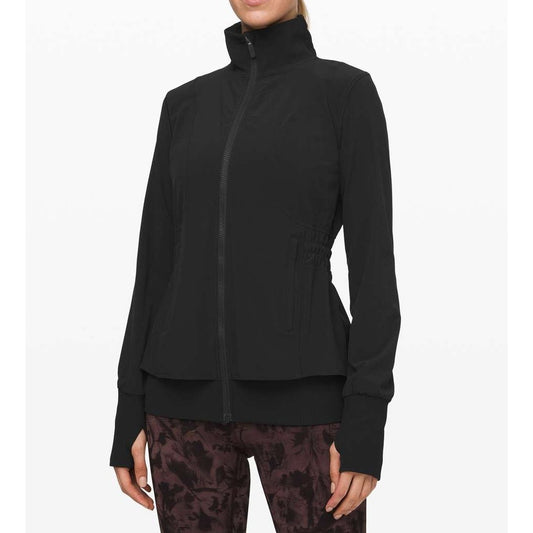 Lululemon Sights Seen Full Zip Track Jacket Black 8