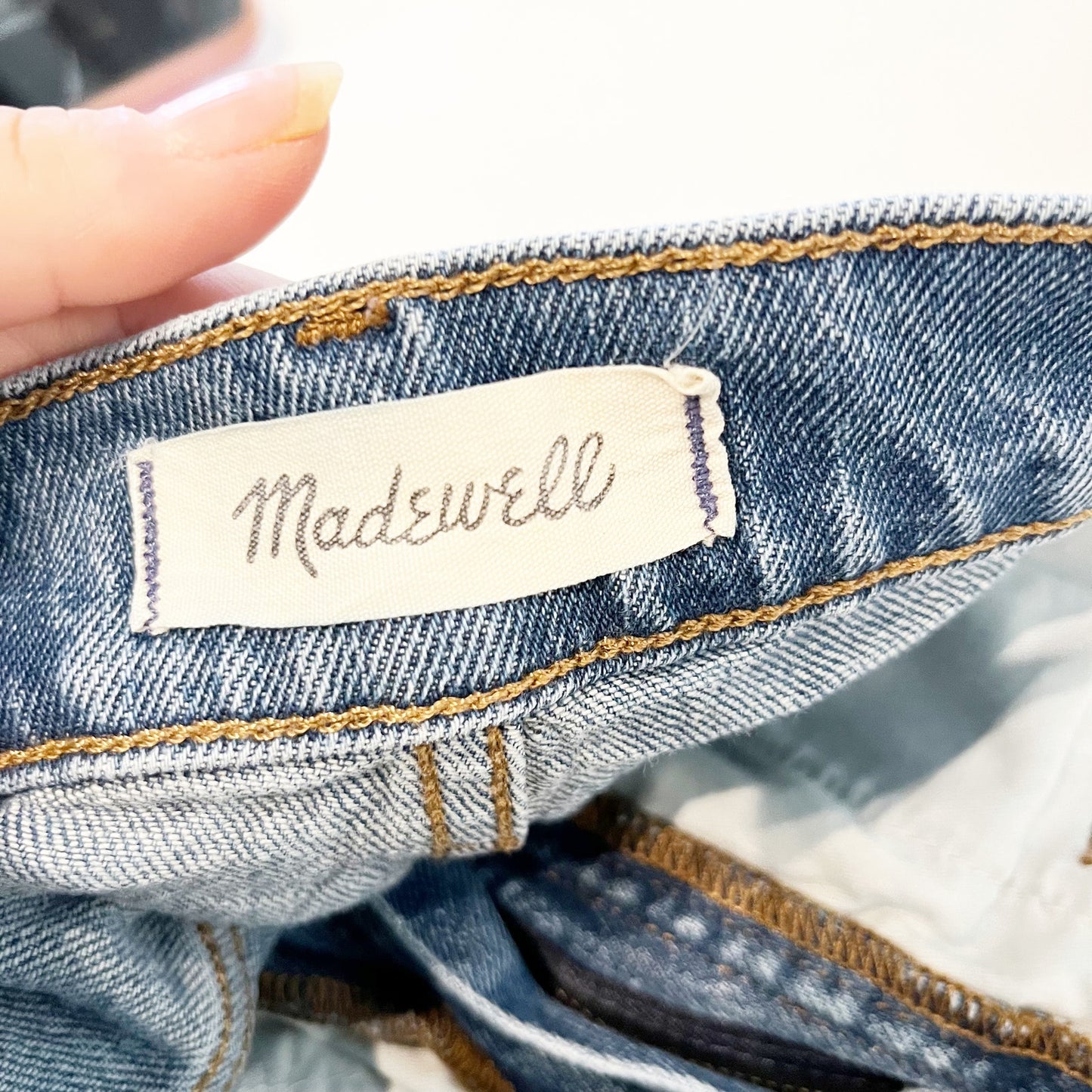 Madewell The Perfect Vintage Jean High Rise Tapered Drayton Wash Blue 27 / 4