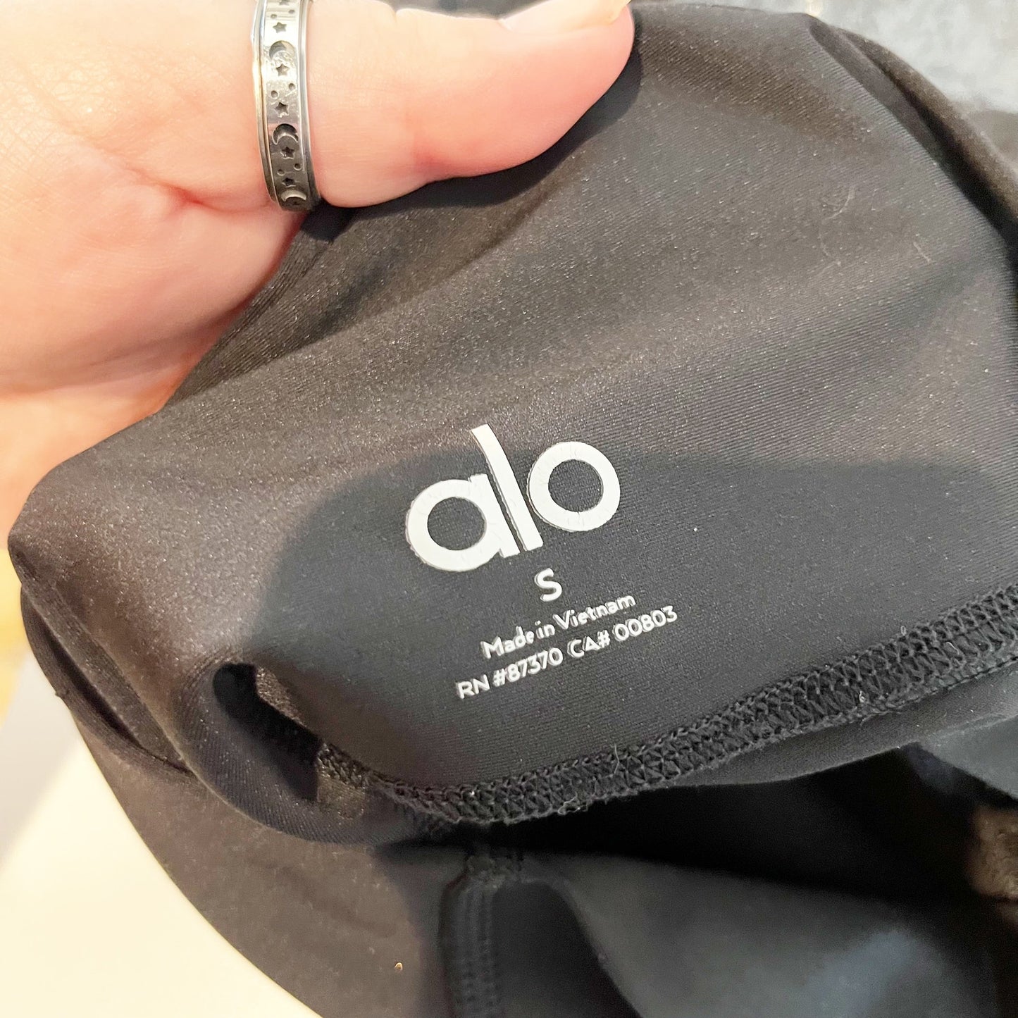 Alo 7/8 High-Waist Airlift Leggings Black Small