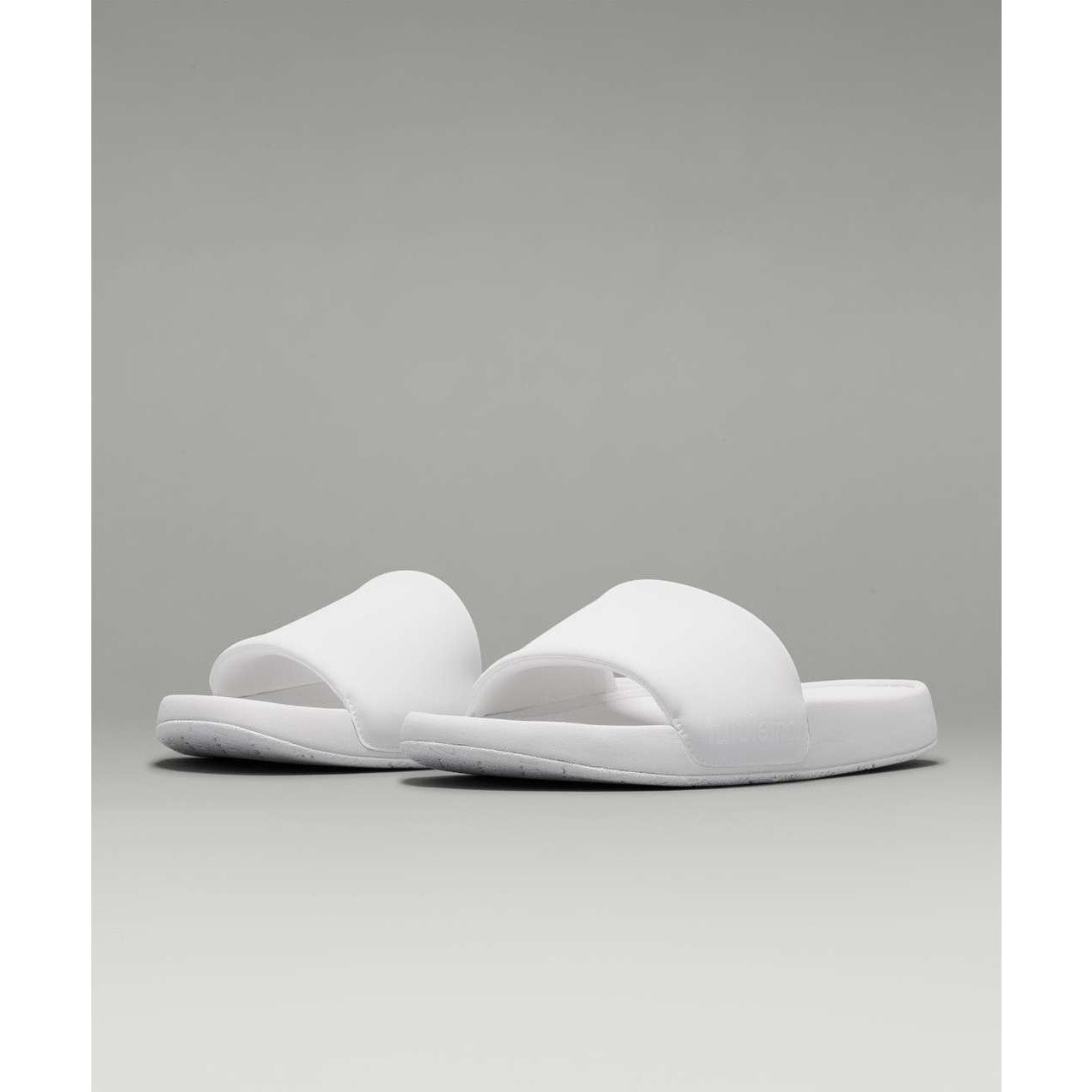 Lululemon Athletica Restful Slip On Flat Slides Sandals White 9