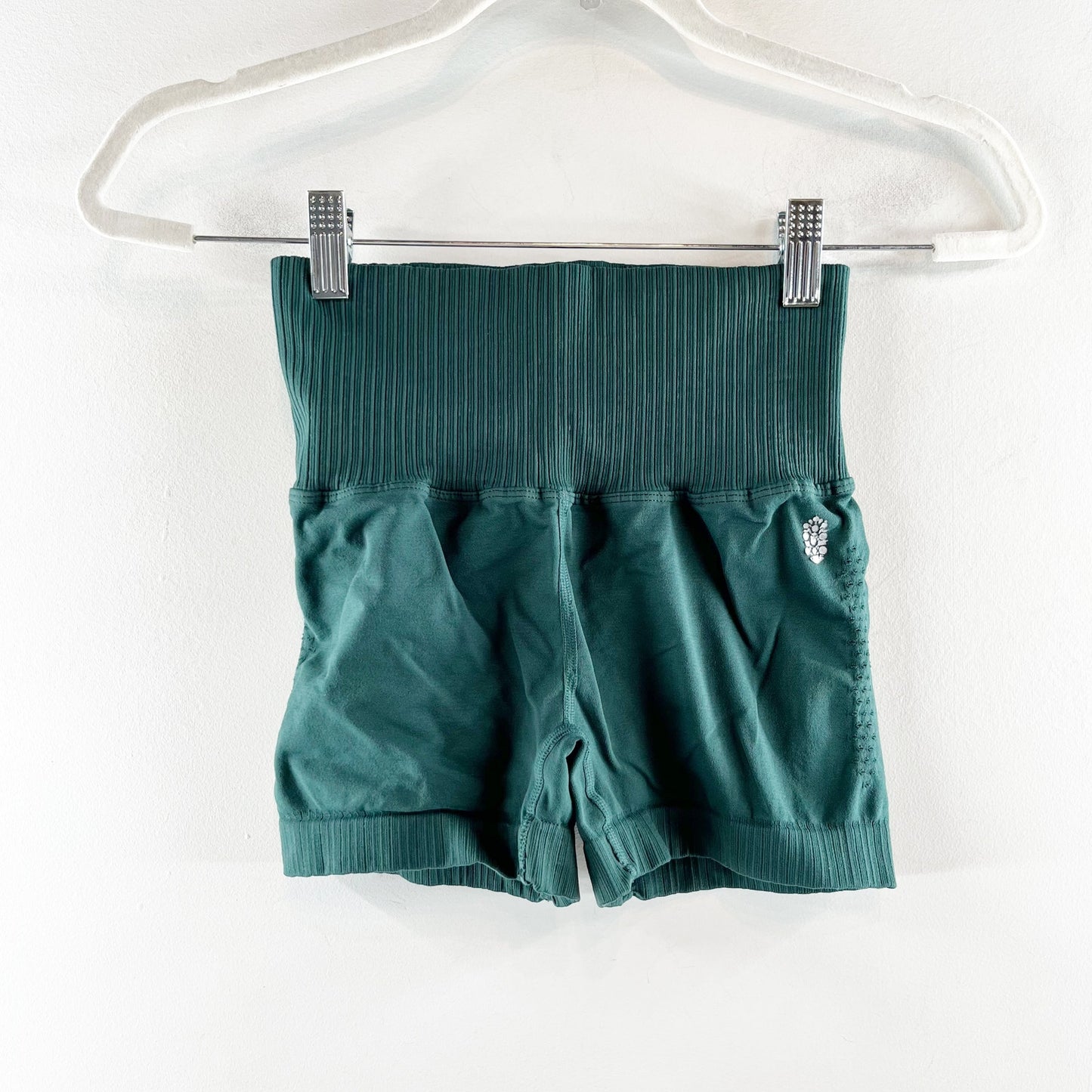 FP Movement Good Karma High Rise Bike Shorts Dark Green XS / S