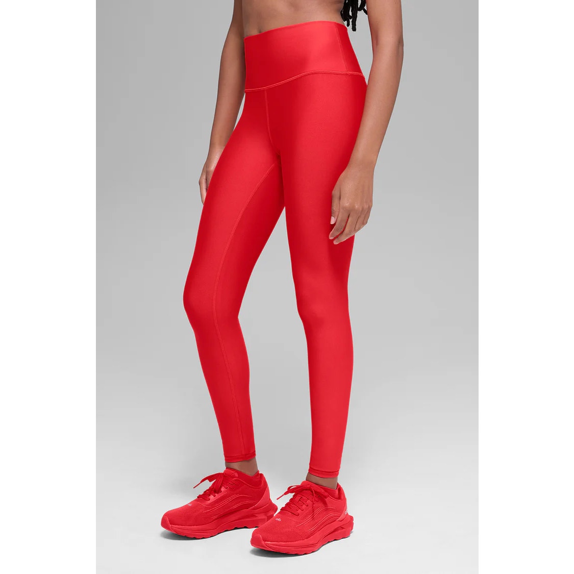 Alo Yoga Airlift 7/8 High Waisted Leggings Pants Bright Red Small