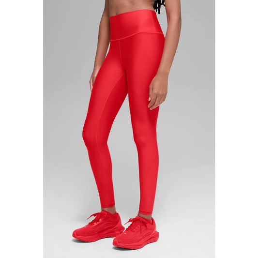 Alo Yoga Airlift 7/8 High Waisted Leggings Pants Bright Red Small