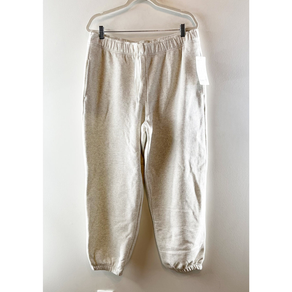Athleta Forever Fleece High Rise Jogger Pants Fog Grey Heather Large