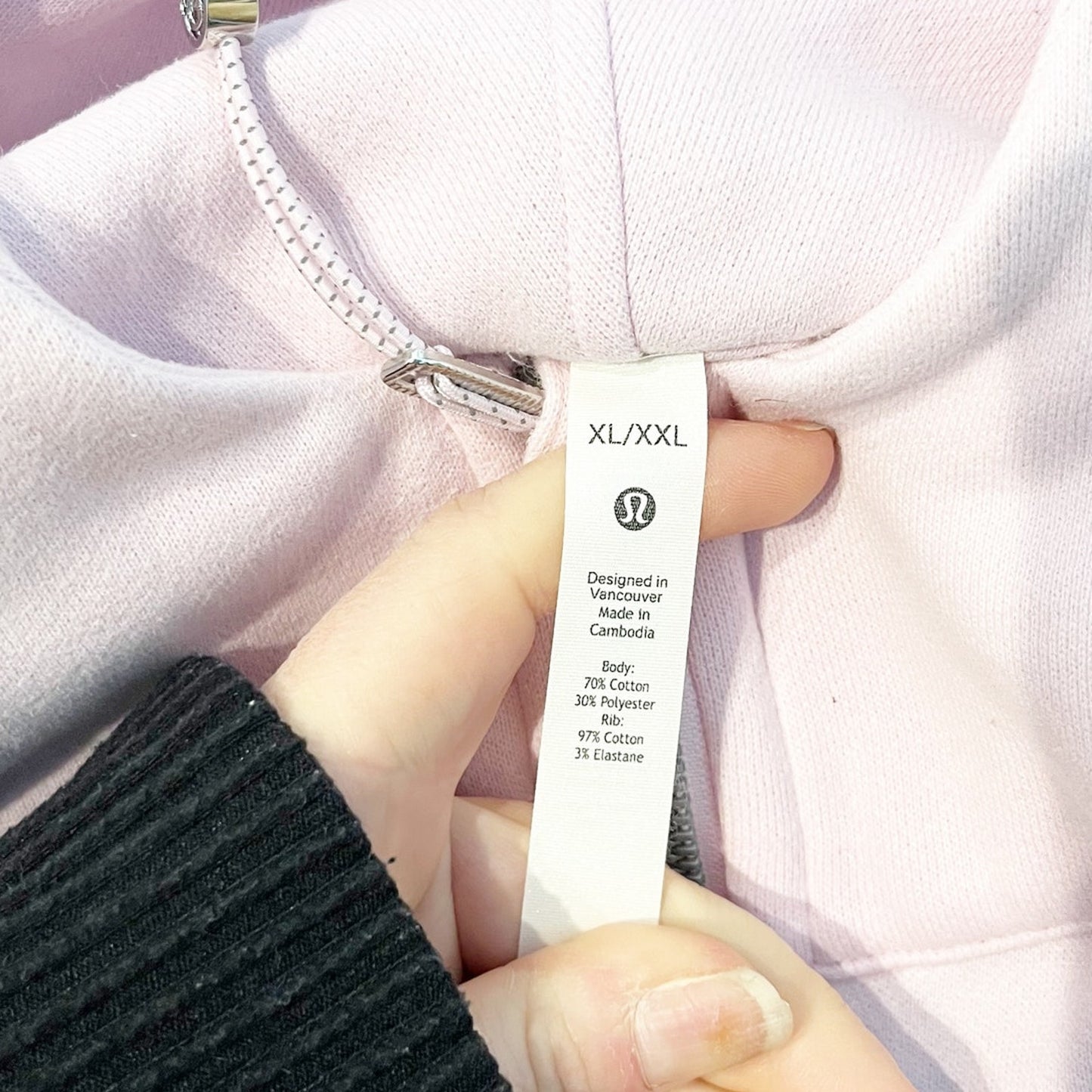 Lululemon Scuba Oversized Half-Zip Hoodie Sweatshirt Pink Peony XL / XXL