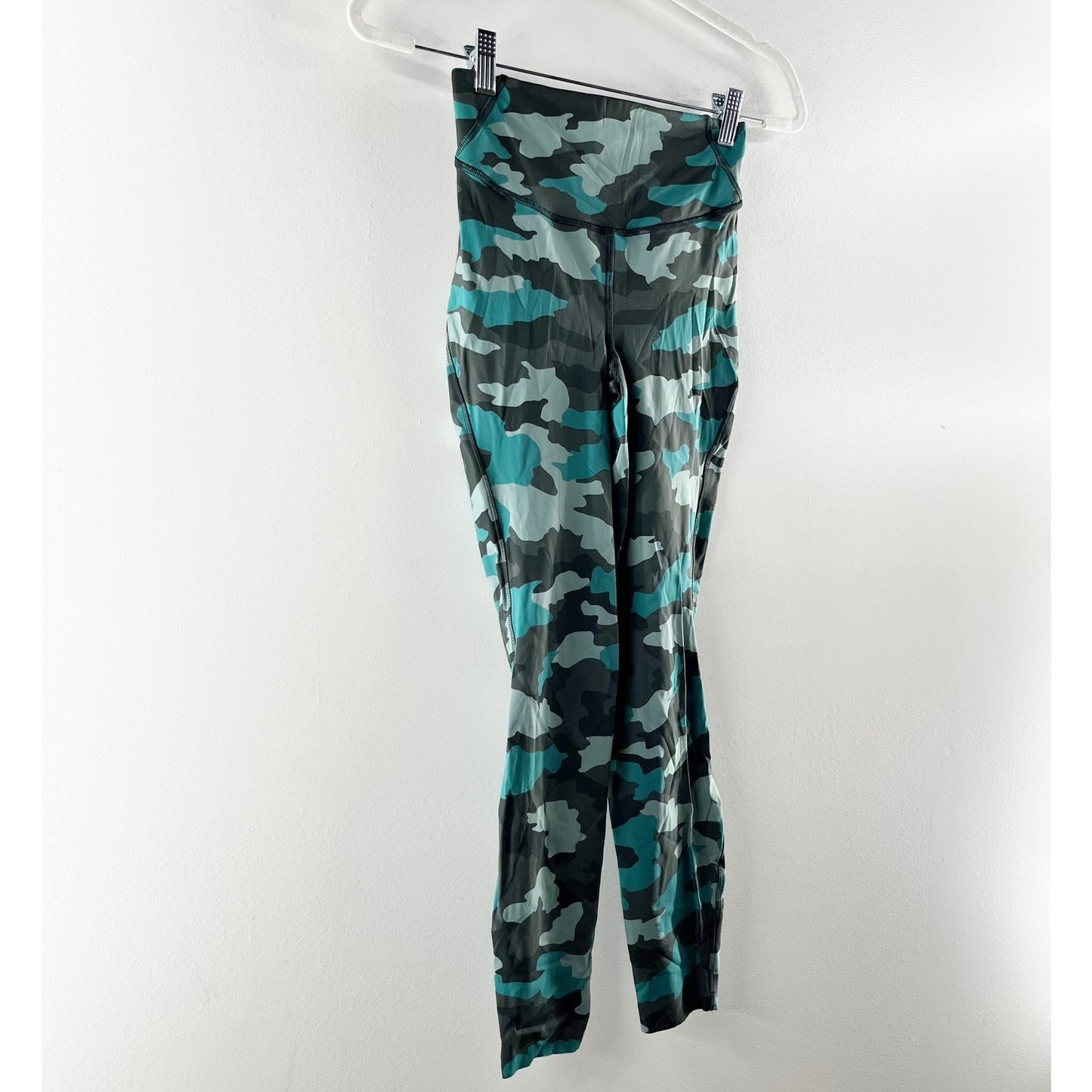 Lululemon Base Pace Tight 25" Heritage 365 Camo Tidewater Teal Multi Green 4