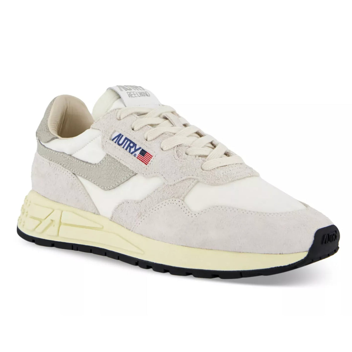 Autry Reelwind Low Top Lace Up Sneakers Shoes White Natural 38