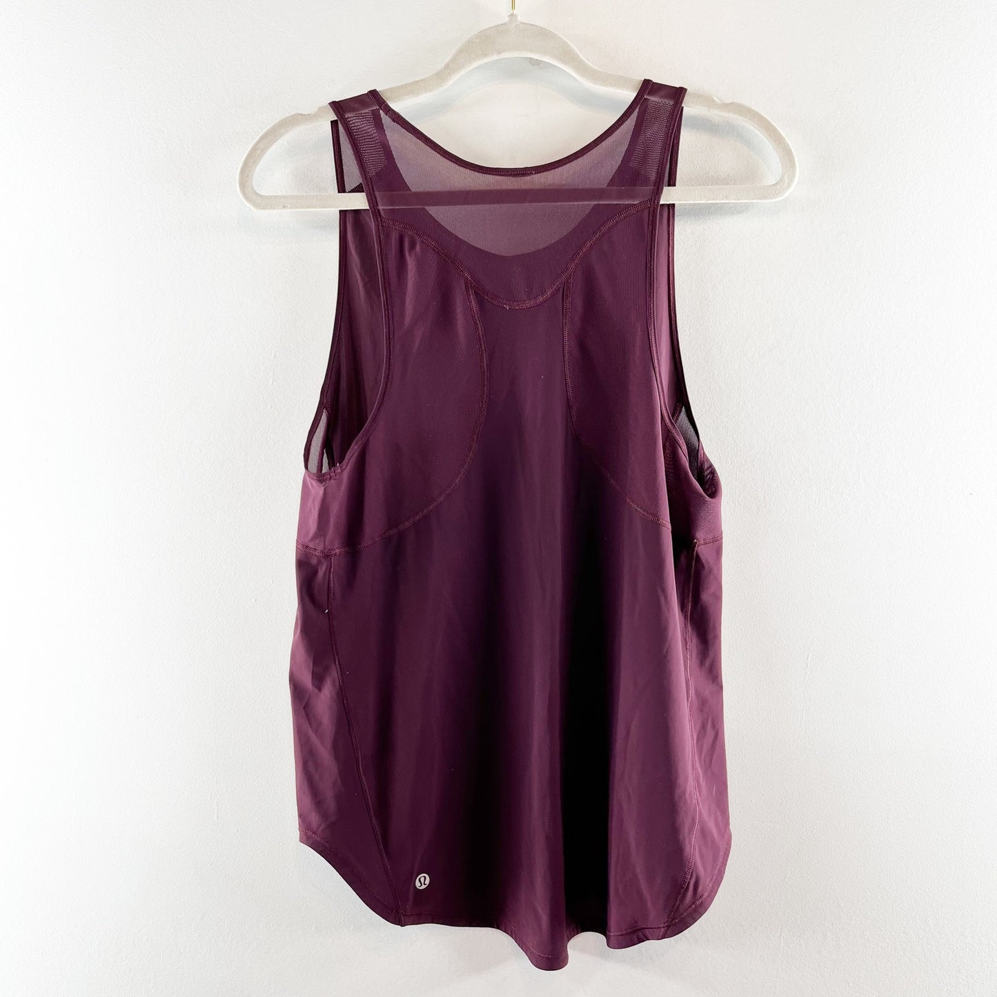 Lululemon Sculpt Tank Top II Mesh Garnet Maroon Medium