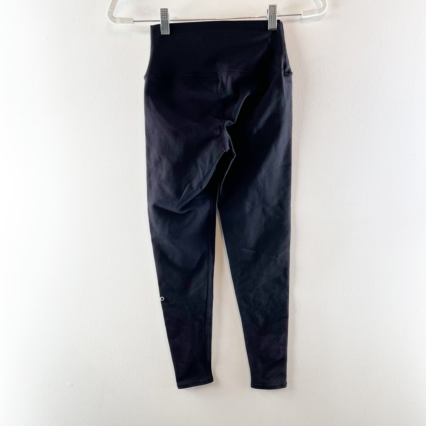 Alo Yoga Airbrush Pull On High-Waisted Leggings Pants Black XS