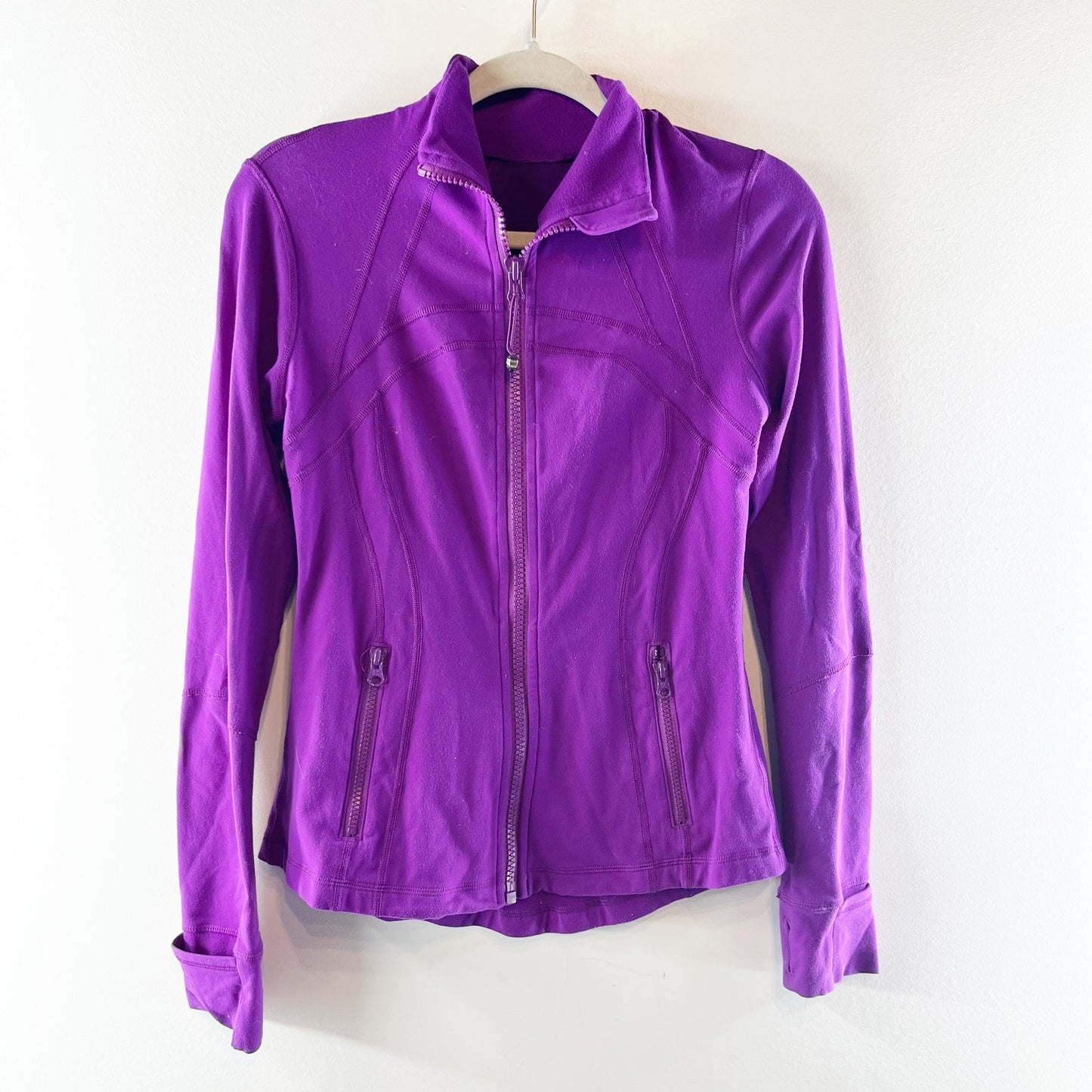 Lululemon Full Zip Long Sleeve Define Jacket Purple 6