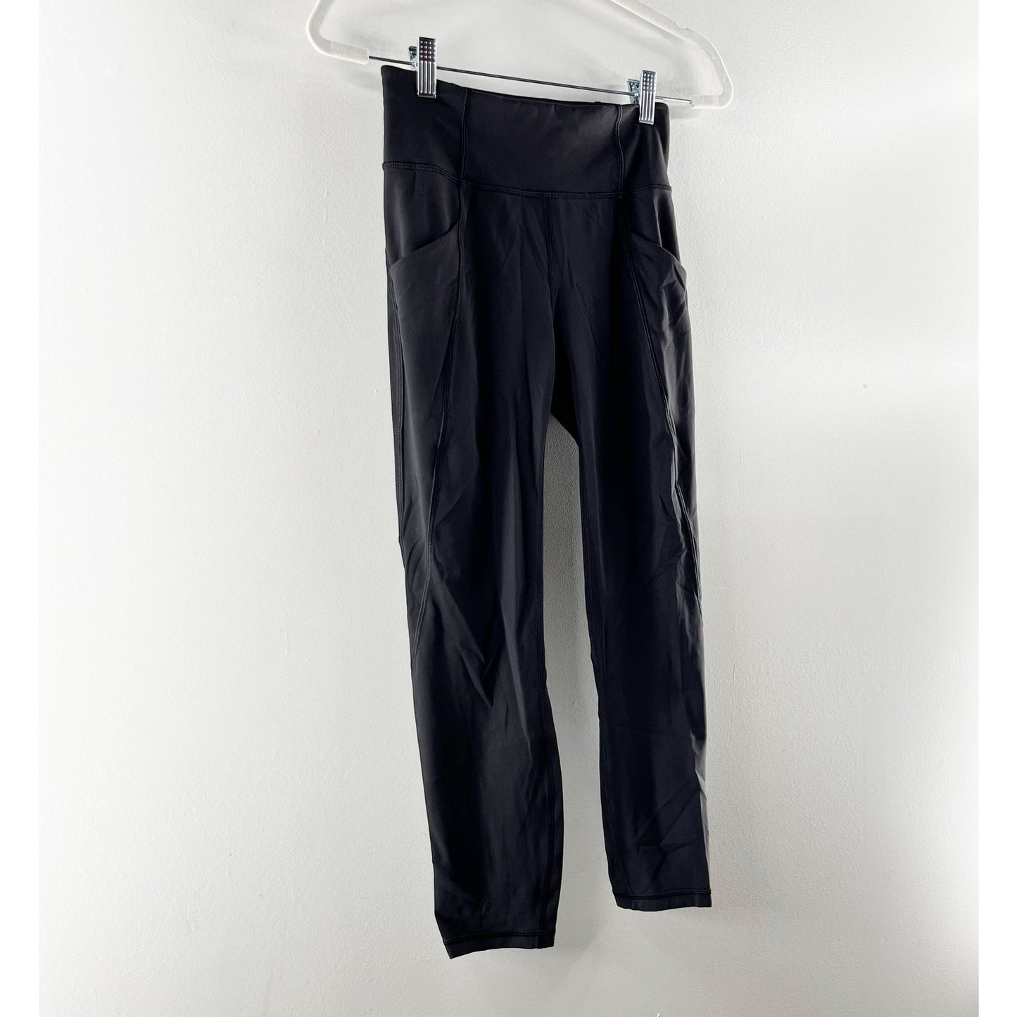 Lululemon Time To Sweat Crop High Rise Leggings Black 4