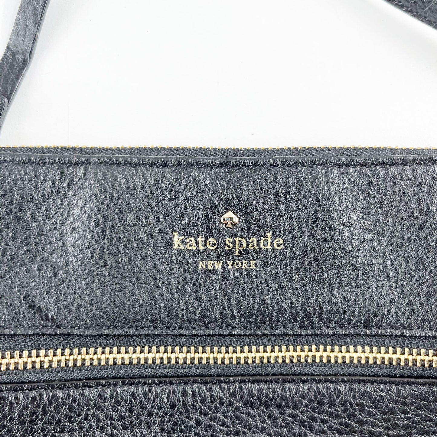 Kate Spade Cobble Hill Crossbody Messenger Pebbled Leather Black