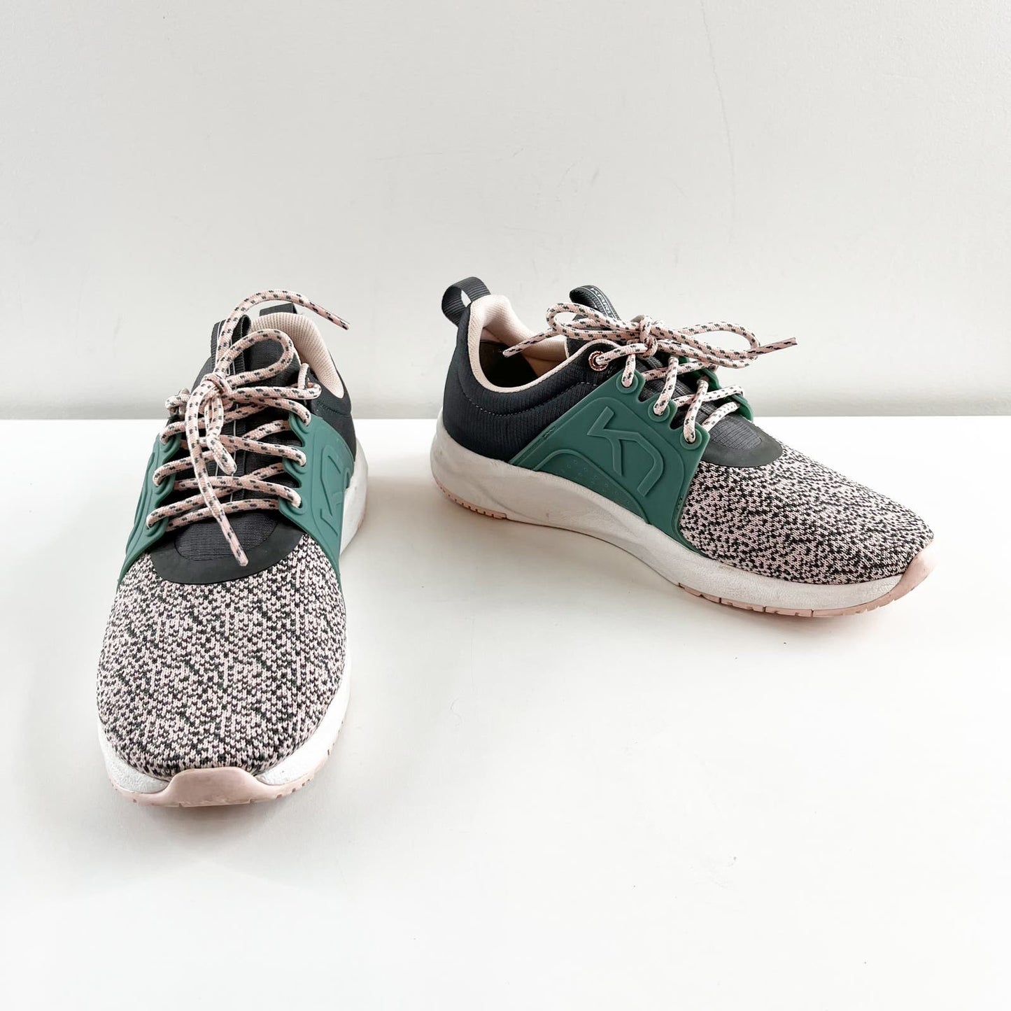 Kari Traa Fres Ivy Wool Blend Shoes Sneakers Gray Green 6