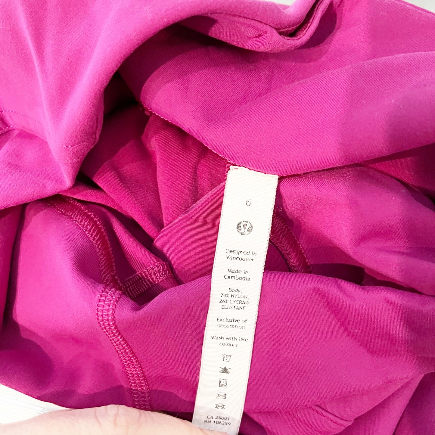 Lululemon InStill High-Rise Tight Leggings 25" Magenta Purple 6