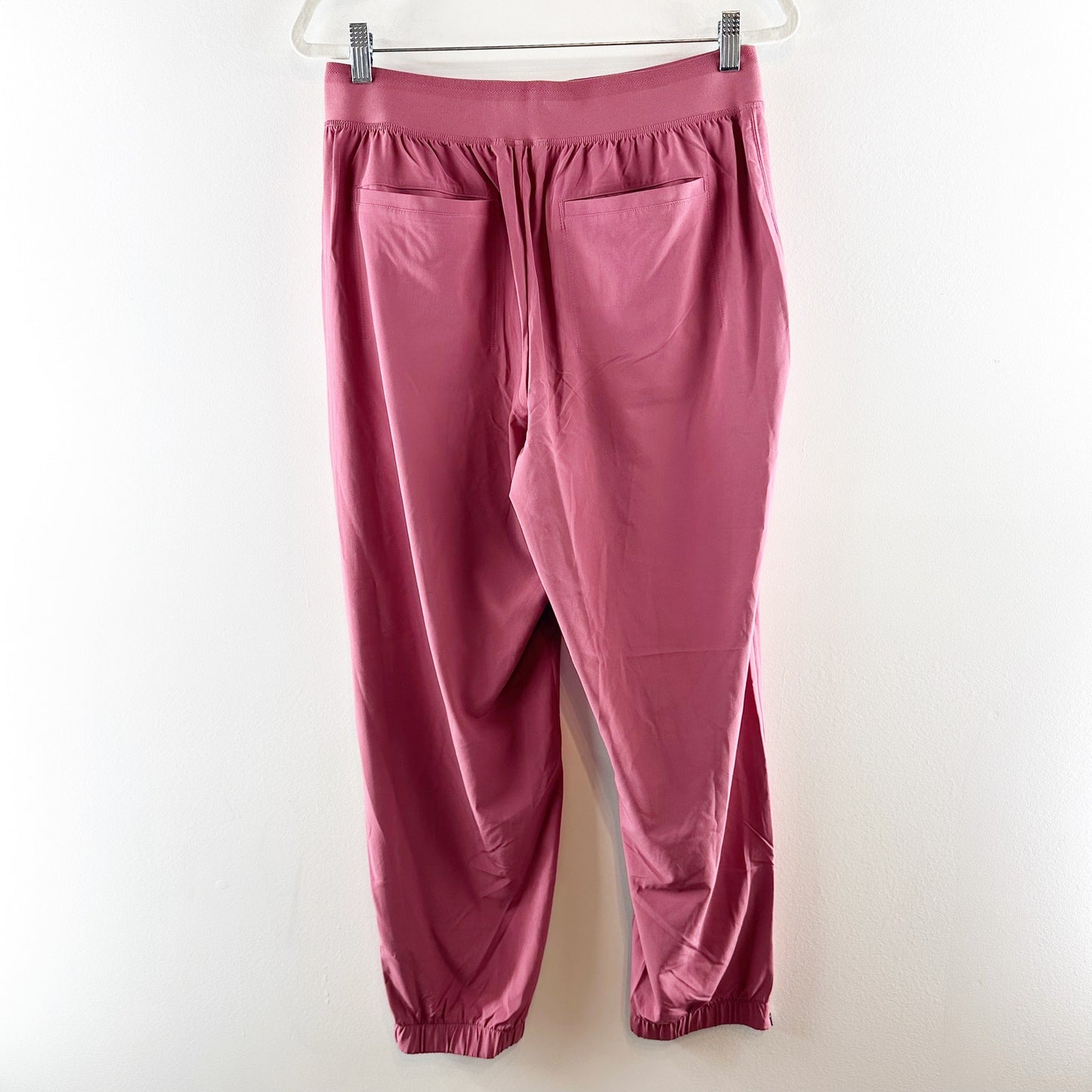 Athleta Brooklyn Heights High Rise Jogger Pants Berry Rose Red Pink 10