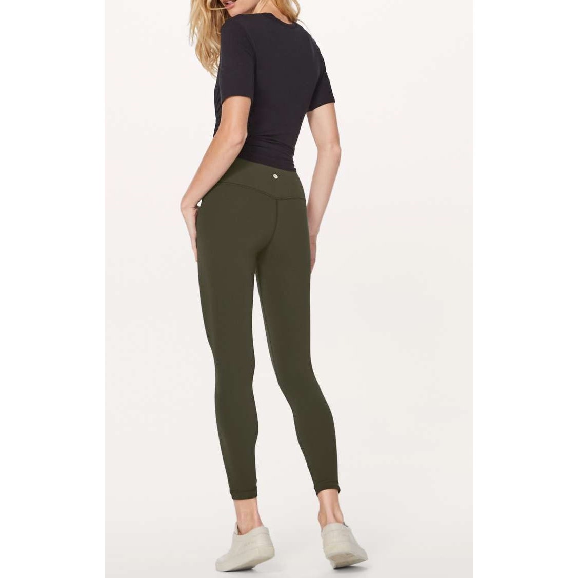 Lululemon Align Pant II Leggings 25" Dark Olive Green 4