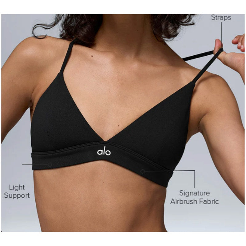 Alo Splendor Bra Black Small