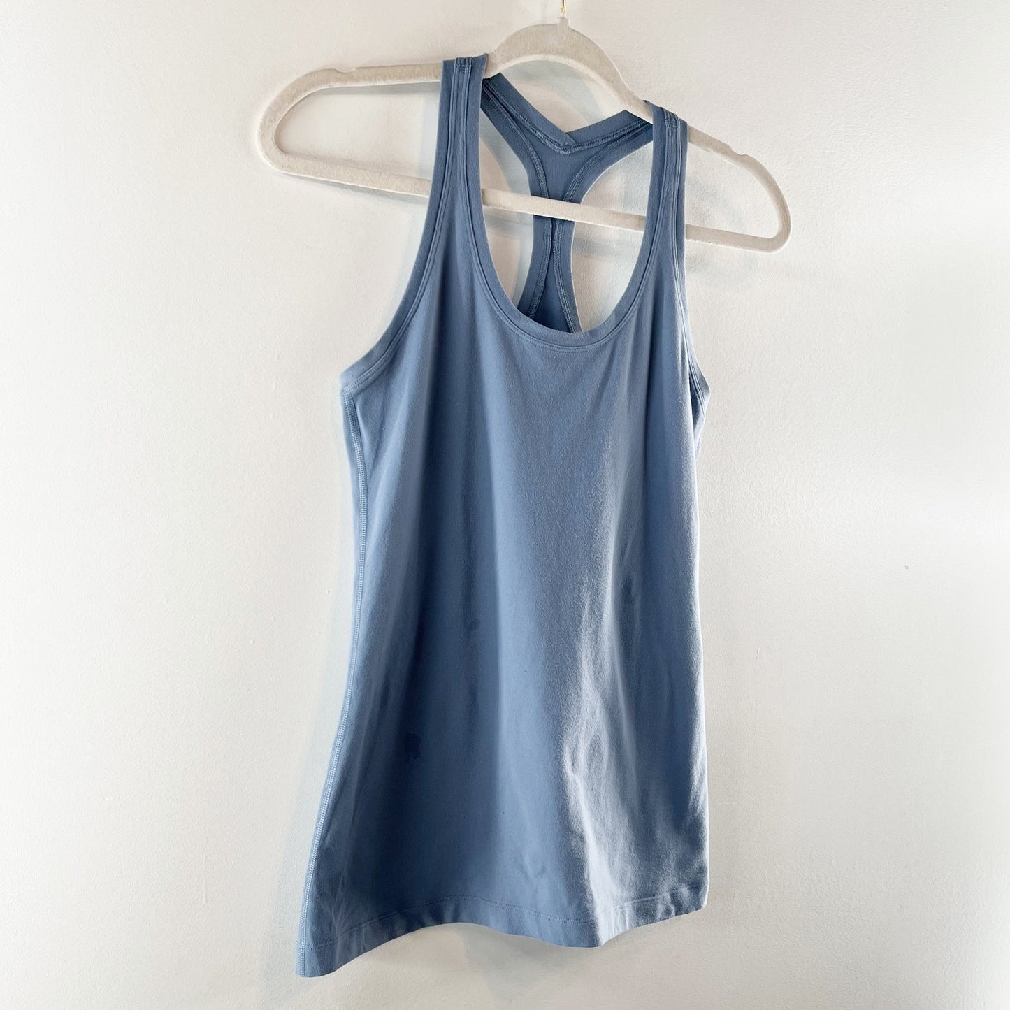 Lululemon Cool Racerback Fitted Slim Tank Top Blue XS