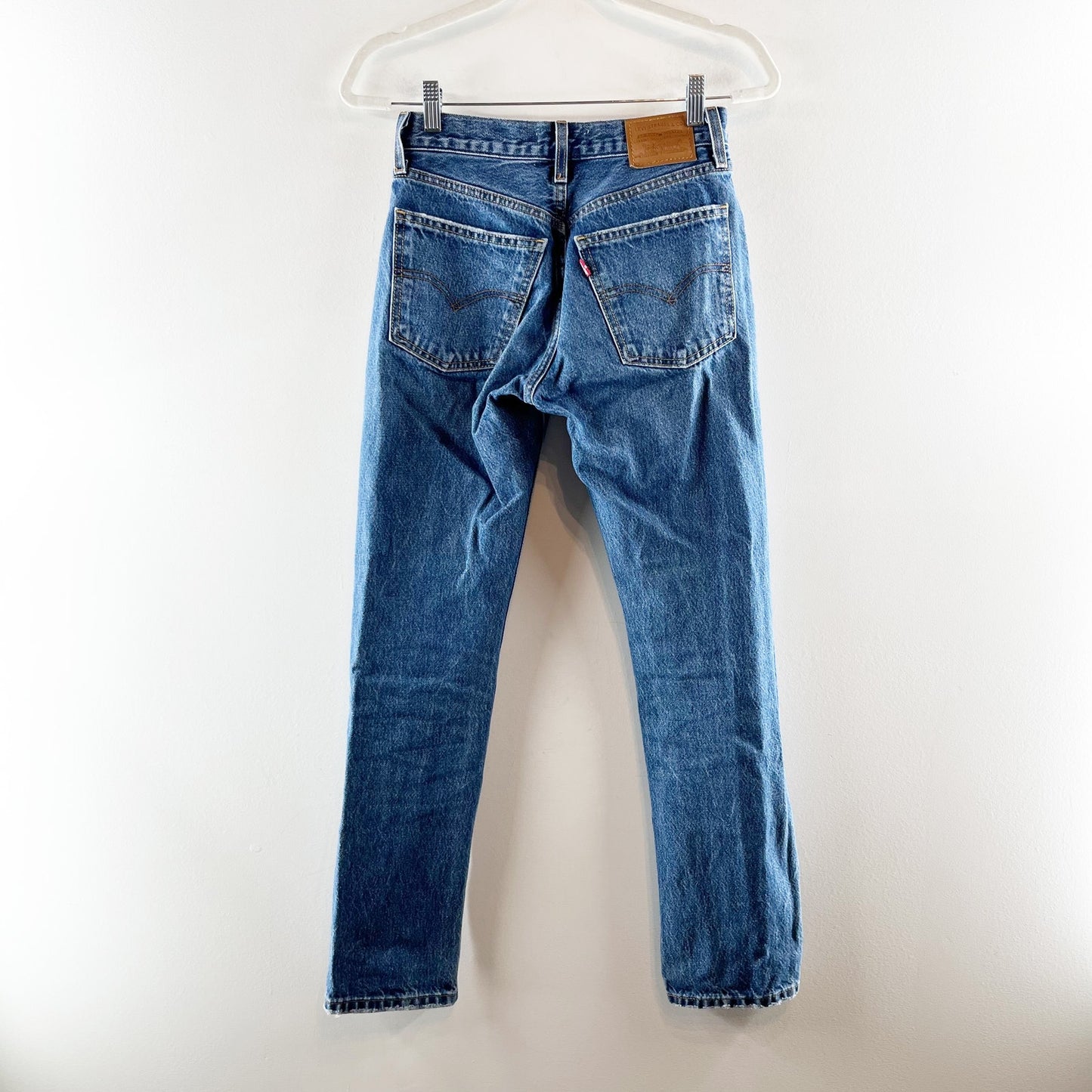 Levi's Middy Mid Rise Straight Leg Jeans Blue 24