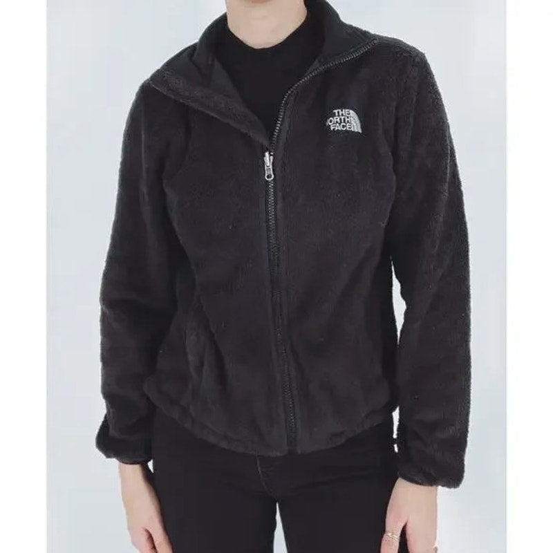 The North Face Osito Fleece Cozy Full Zip Coat Jacket Black XL