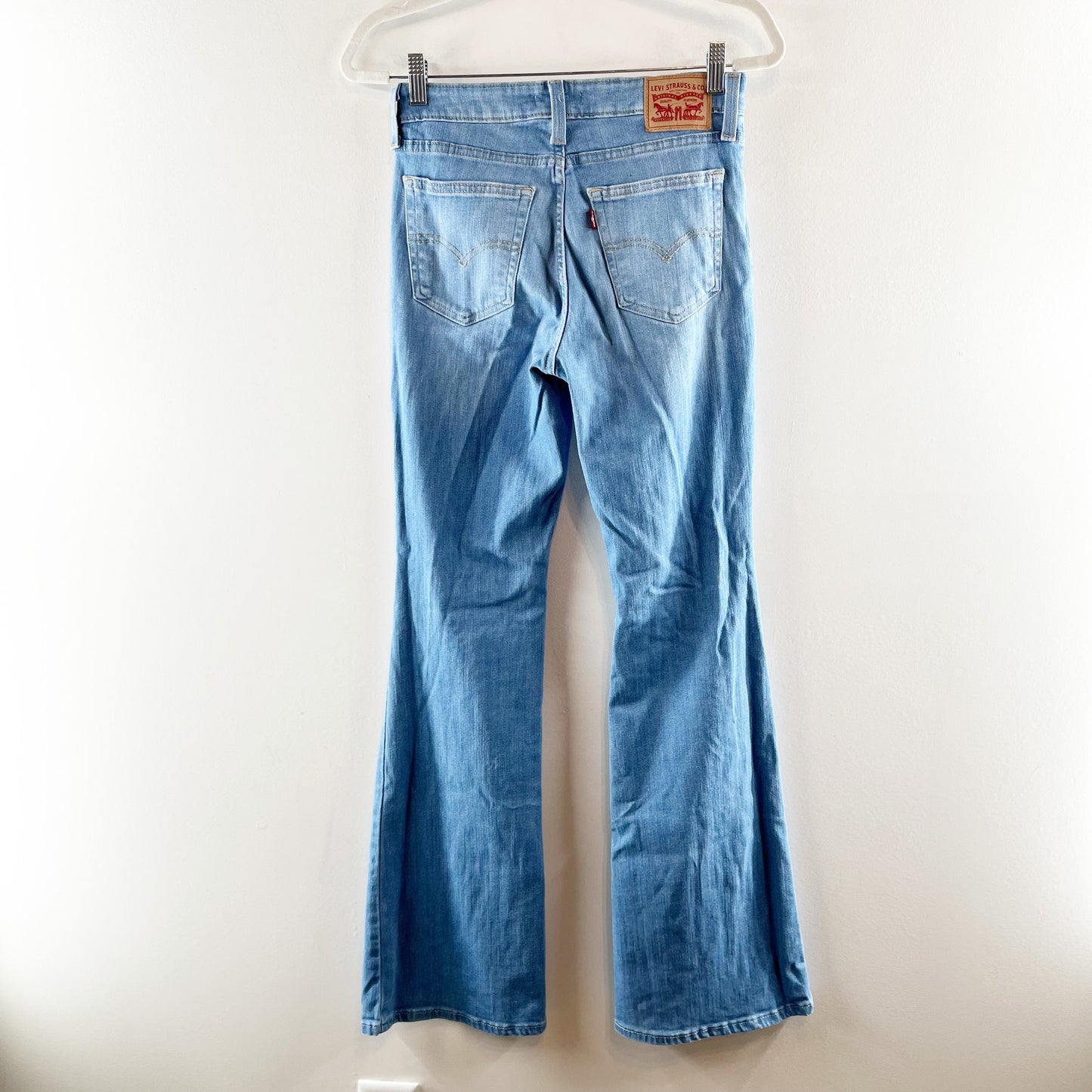 Levi's 726 High Rise Distressed Flare Bell Bottom Jeans Blue 27 / 4