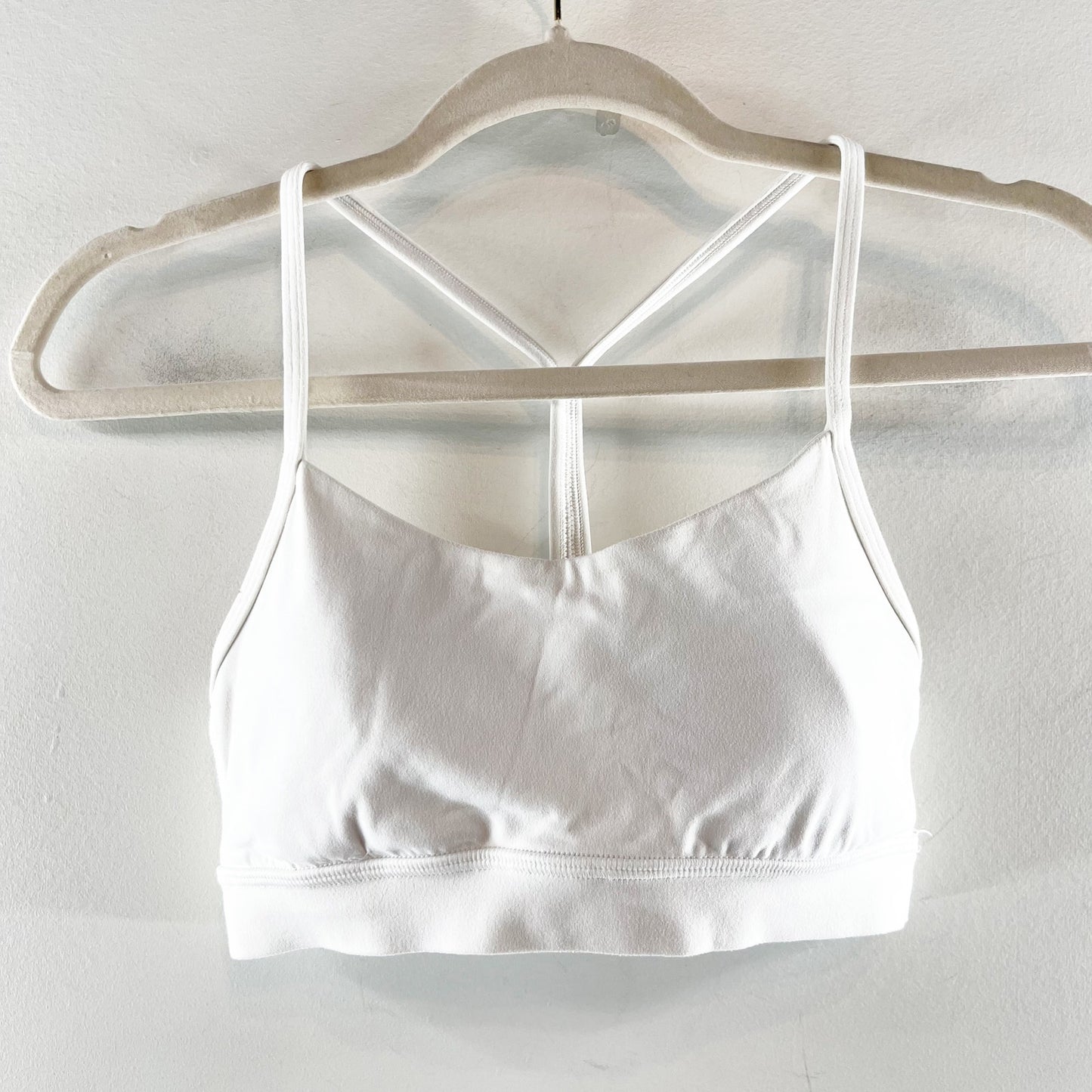 Lululemon Flow Y Bra Nulu Light Support, A–C Cups White 6