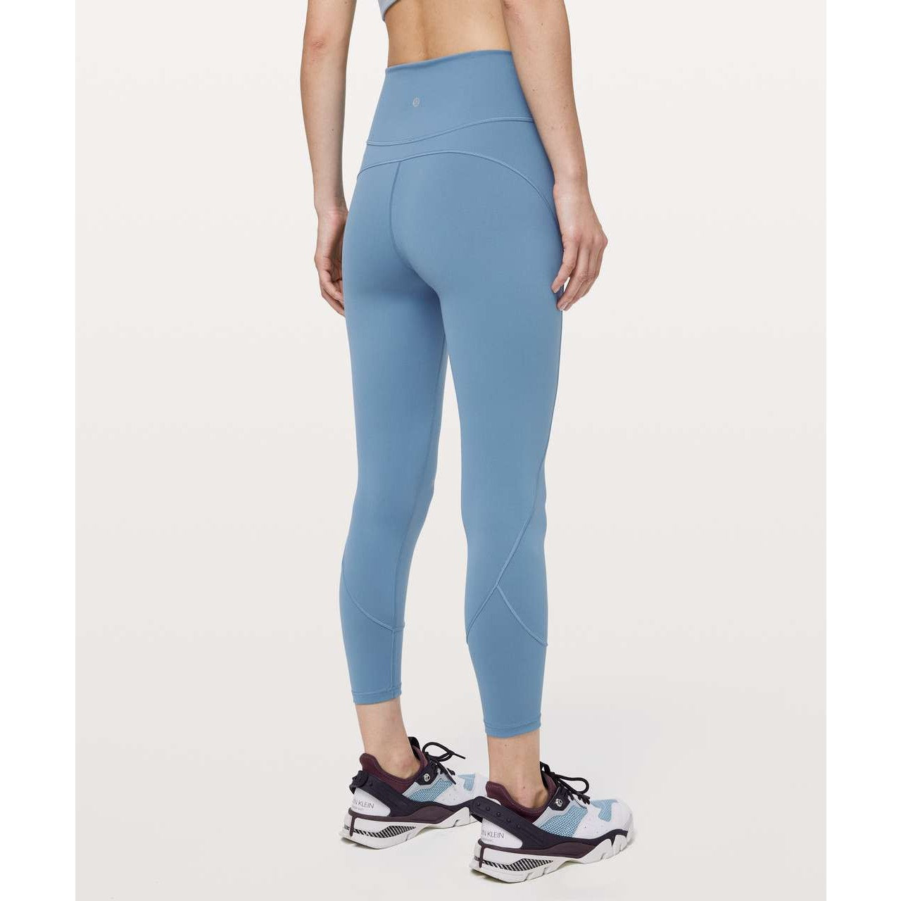 Lululemon Athletica In Movement 7/8 Tight Leggings Everlux 25" Utility Blue 8