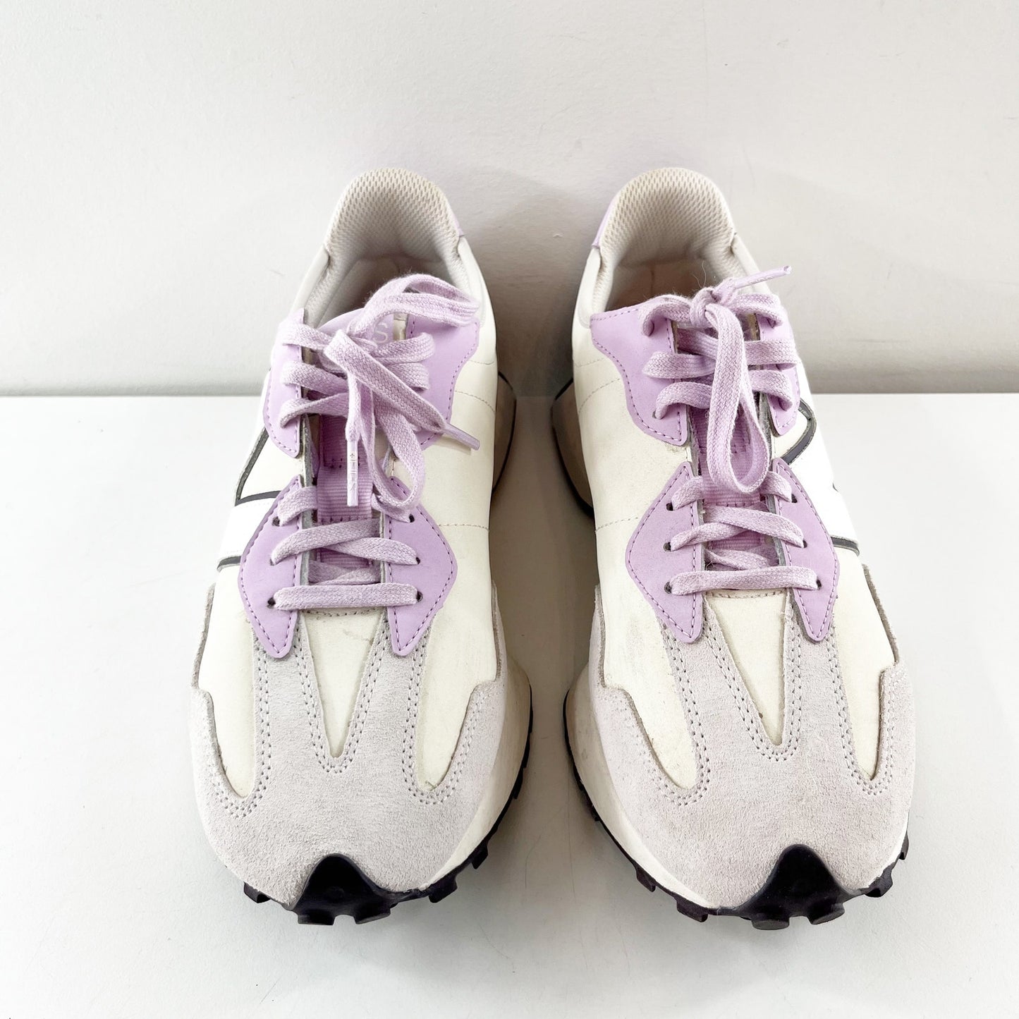 New Balance x FIGS 327 Sneakers Shoes White Lavender Haze Purple 10