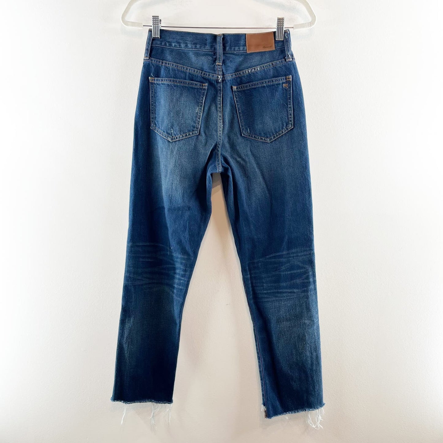 Madewell The Perfect Vintage High Rise Jeans Step Hem Ediditon Blue 25
