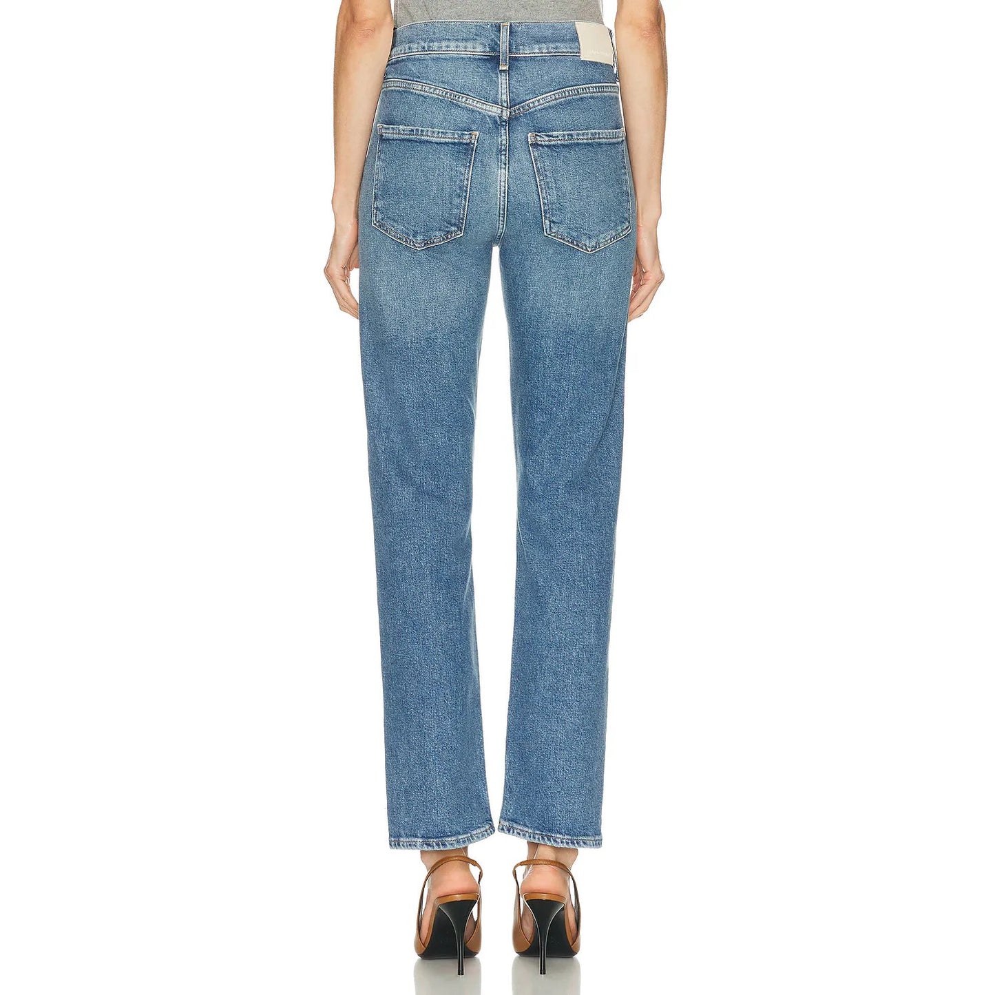 Citizens of Humanity Blaine Cotton Blend Vintage Denim Straight Jeans Alma 24
