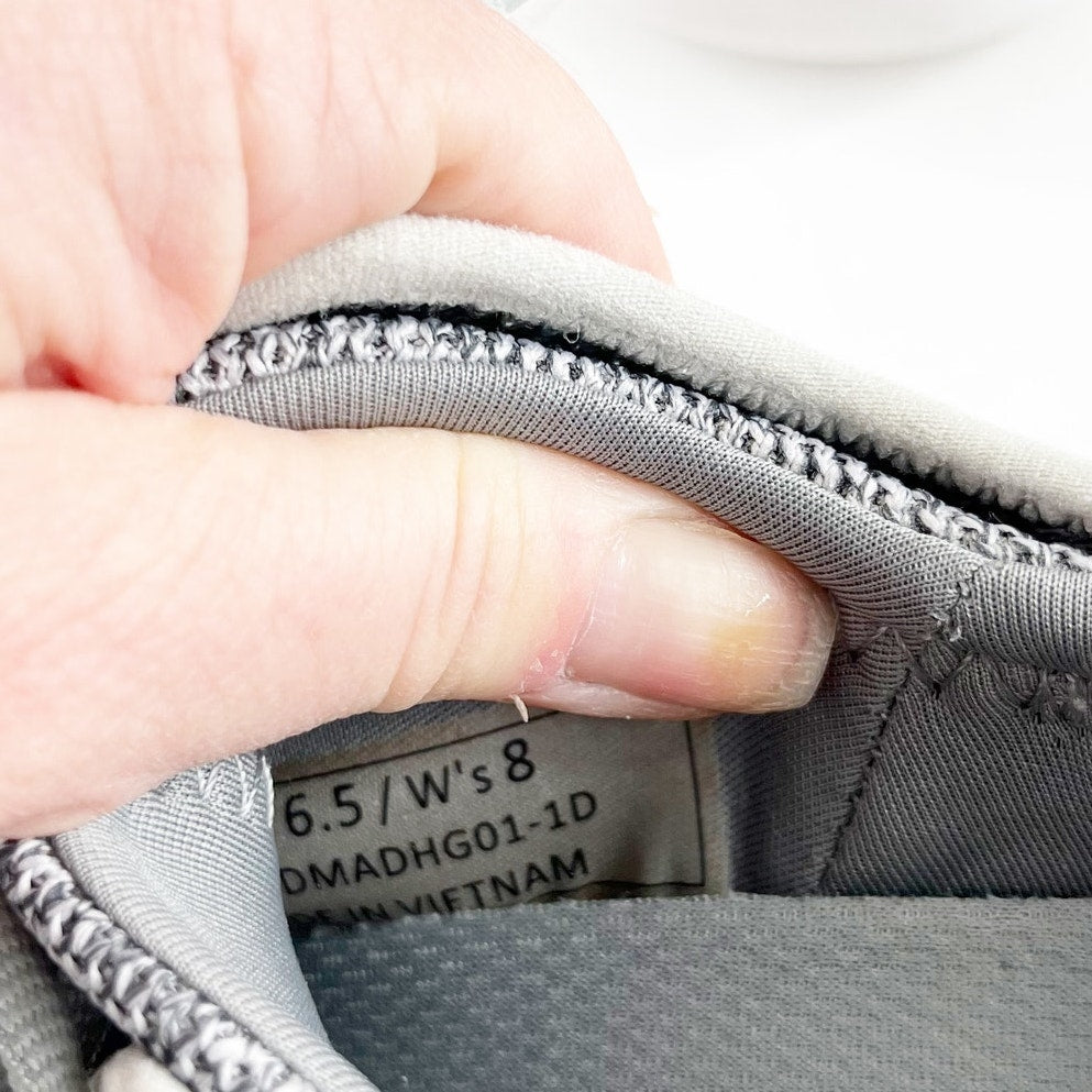 Kizik Madrid Eco Knit Low Top Walking Sneakers Heathered Gray 8